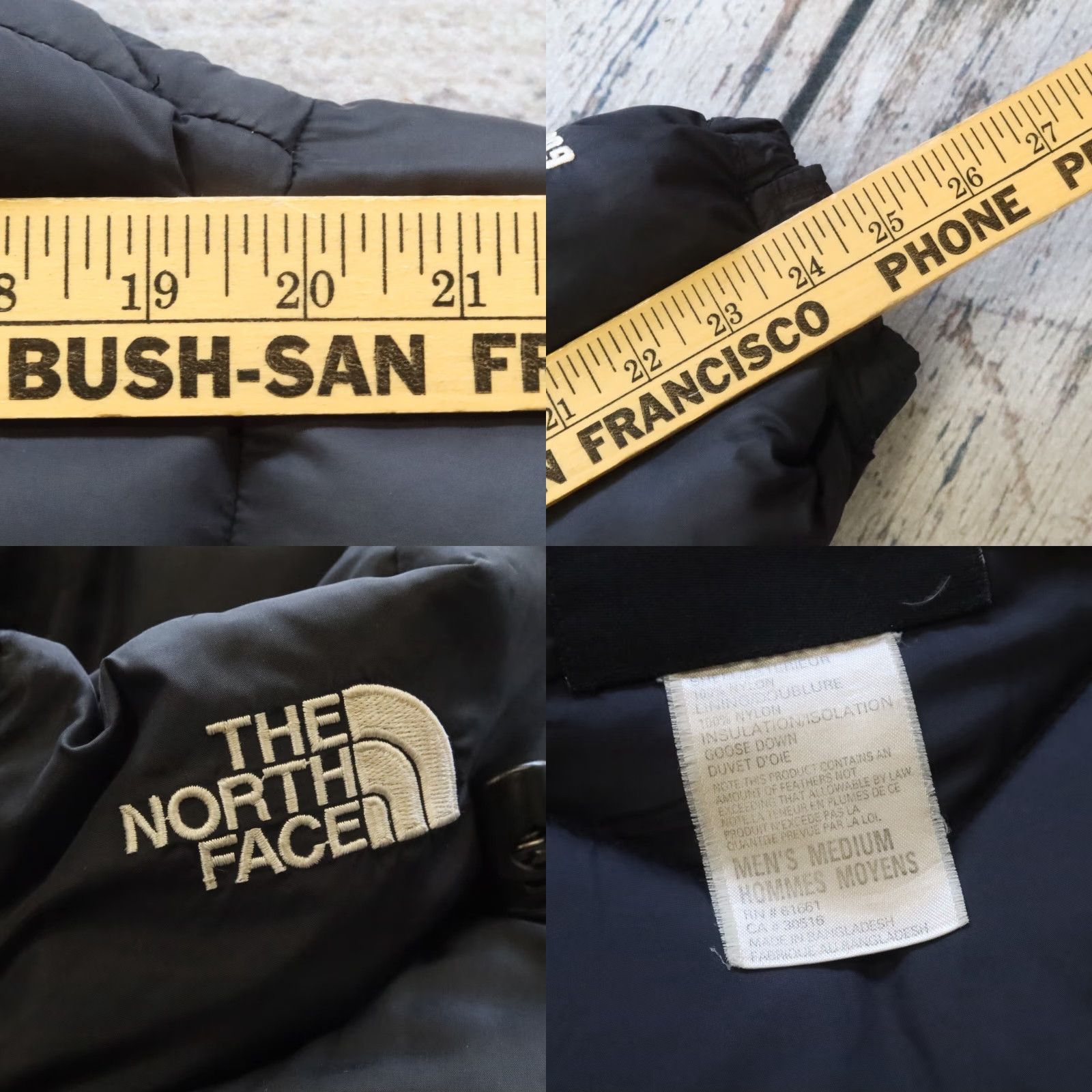 The North Face VINTAGE The North Face Shirt Jacket M Black 90s Quilted Puffer Trench Coat Men Size US M / EU 48-50 / 2 - 8 Thumbnail