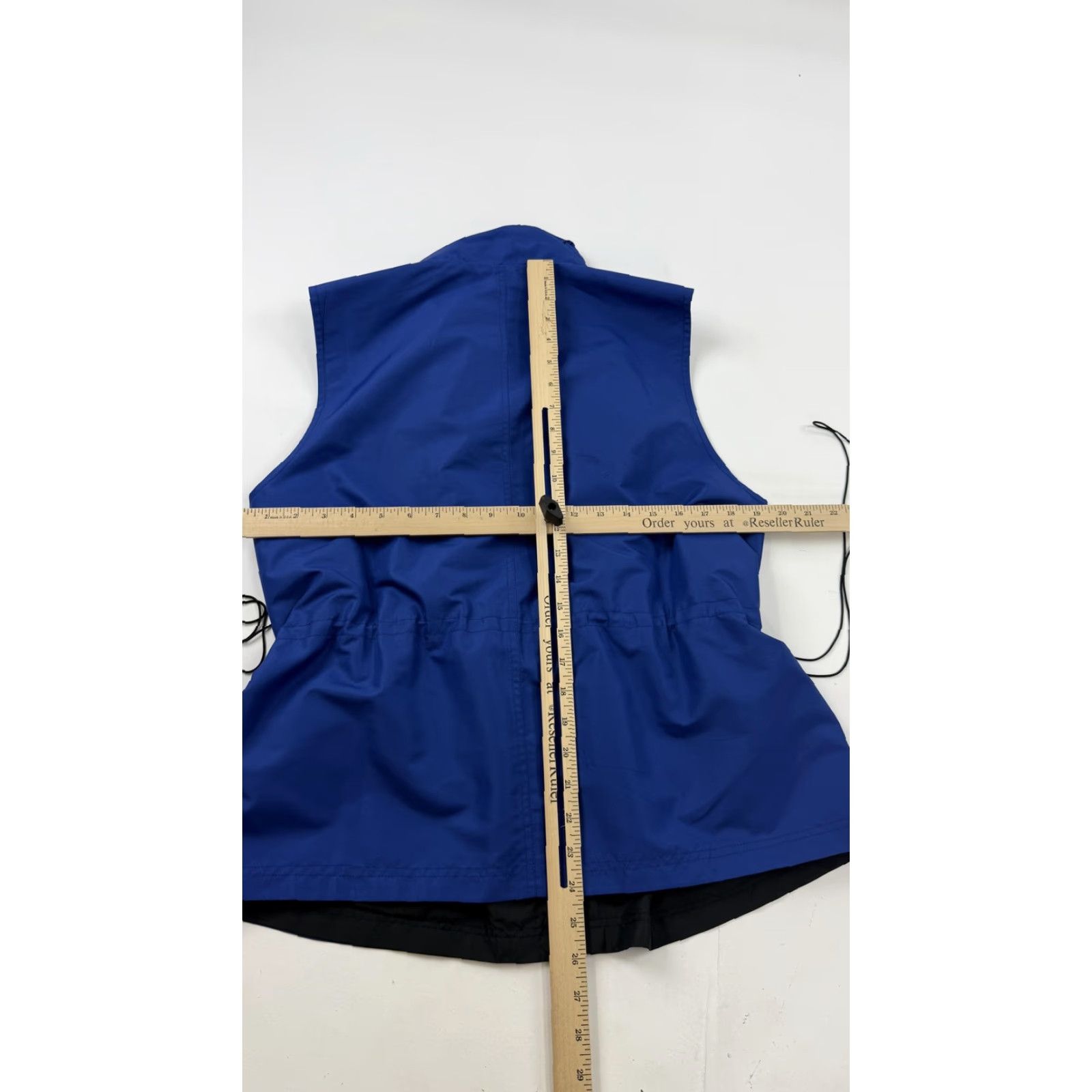 Orvis Orvis Womens Vest Large Blue Reversible Windbreaker Full Zip Pockets Drawstring Size L / US 10 / IT 46 - 7 Thumbnail