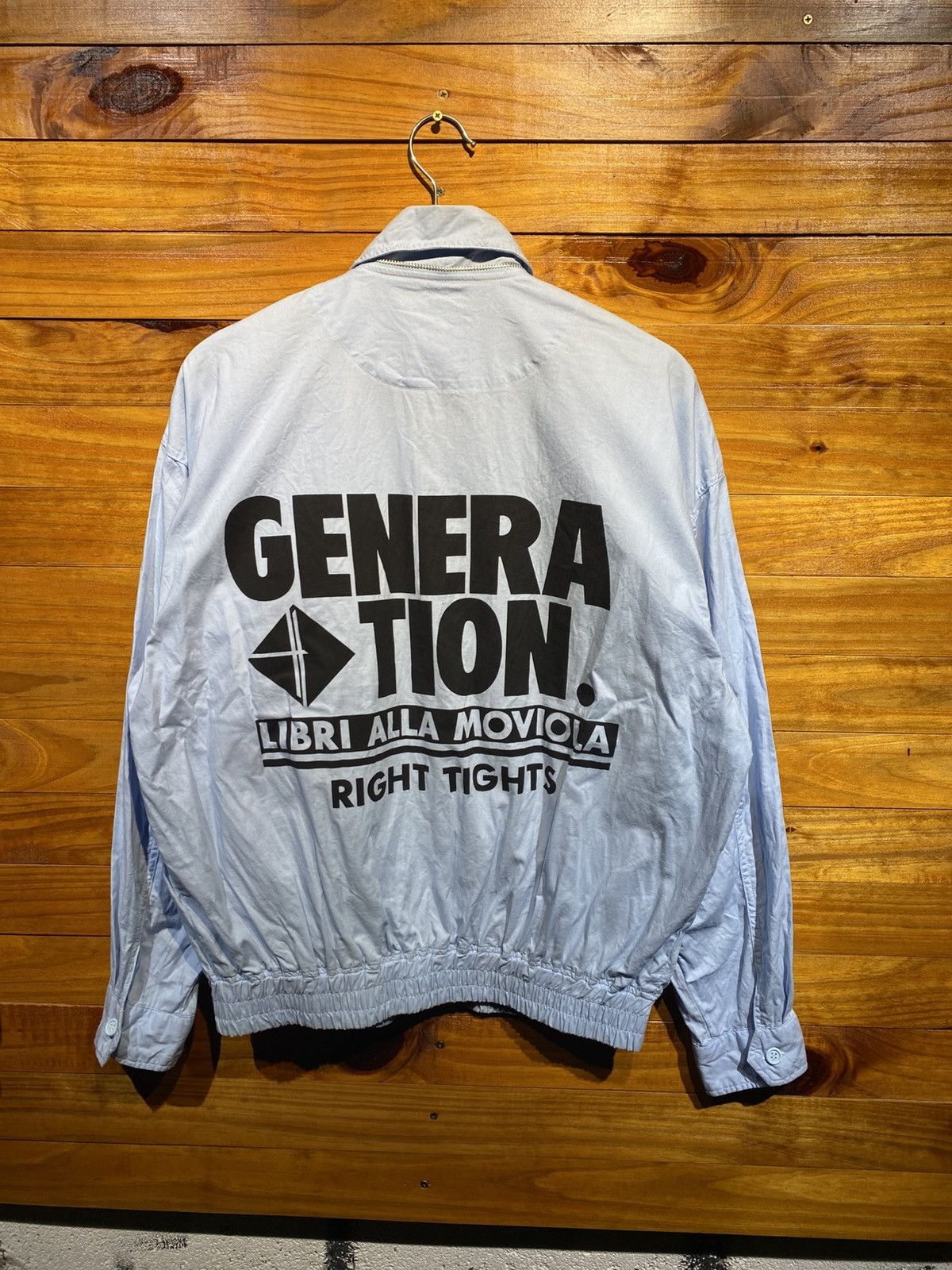 Vintage Vintage Generation “Right Tights” Light Blue Cotton Jacket Size US L / EU 52-54 / 3 - 3 Thumbnail