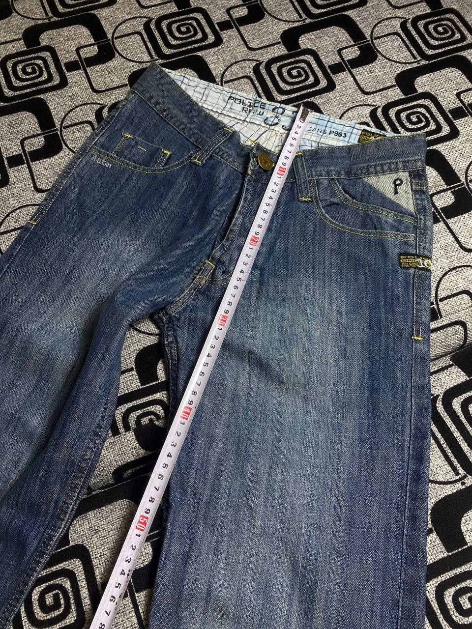 Other Crazy Crash Dirty Baggy Faded Jean Japan Avant Garde Style Size US 28 / EU 44 - 14 Thumbnail