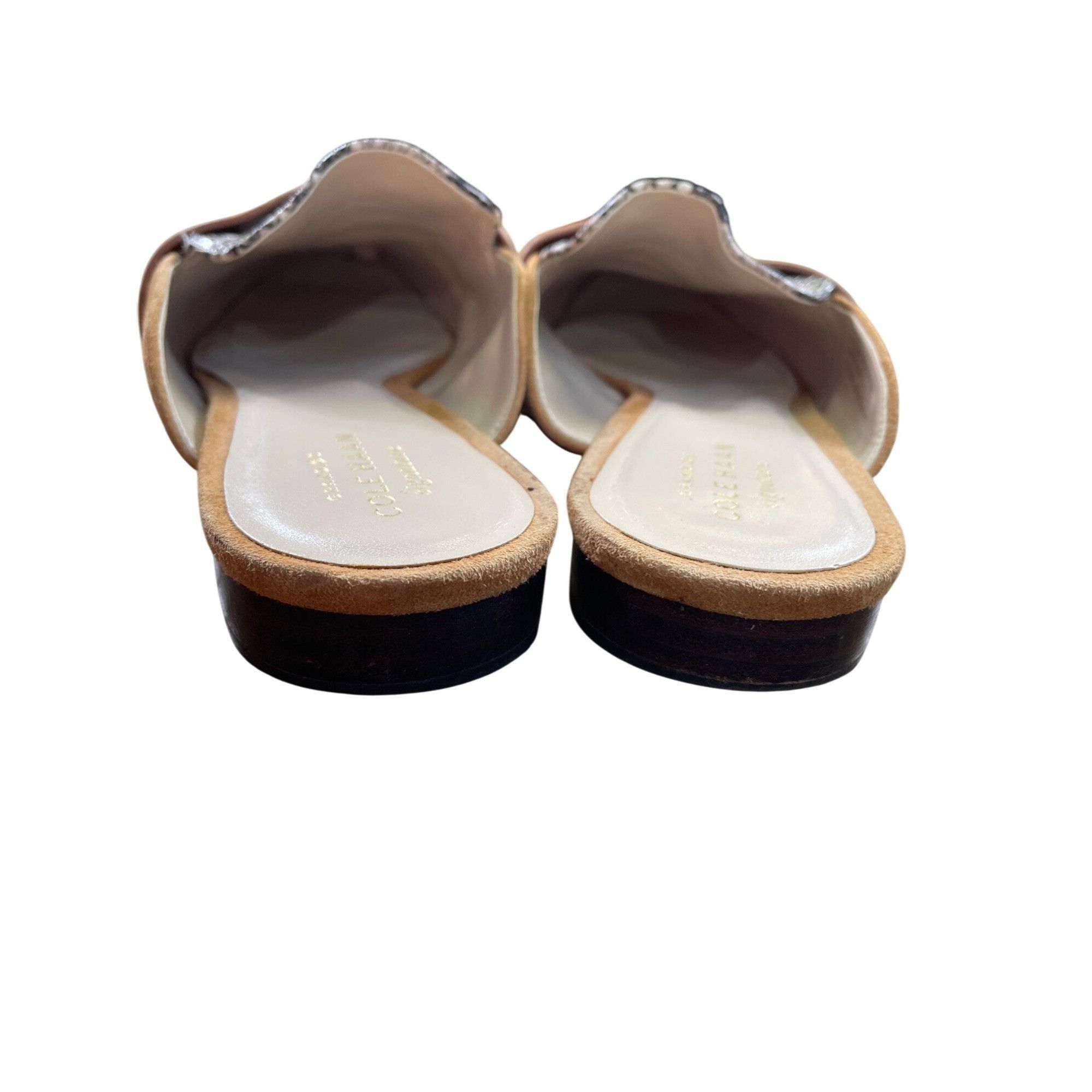 Cole Haan Cole Haan Womens Brown Leather Snake Print sandals Size 8B S Size US 8 / IT 38 - 8 Thumbnail