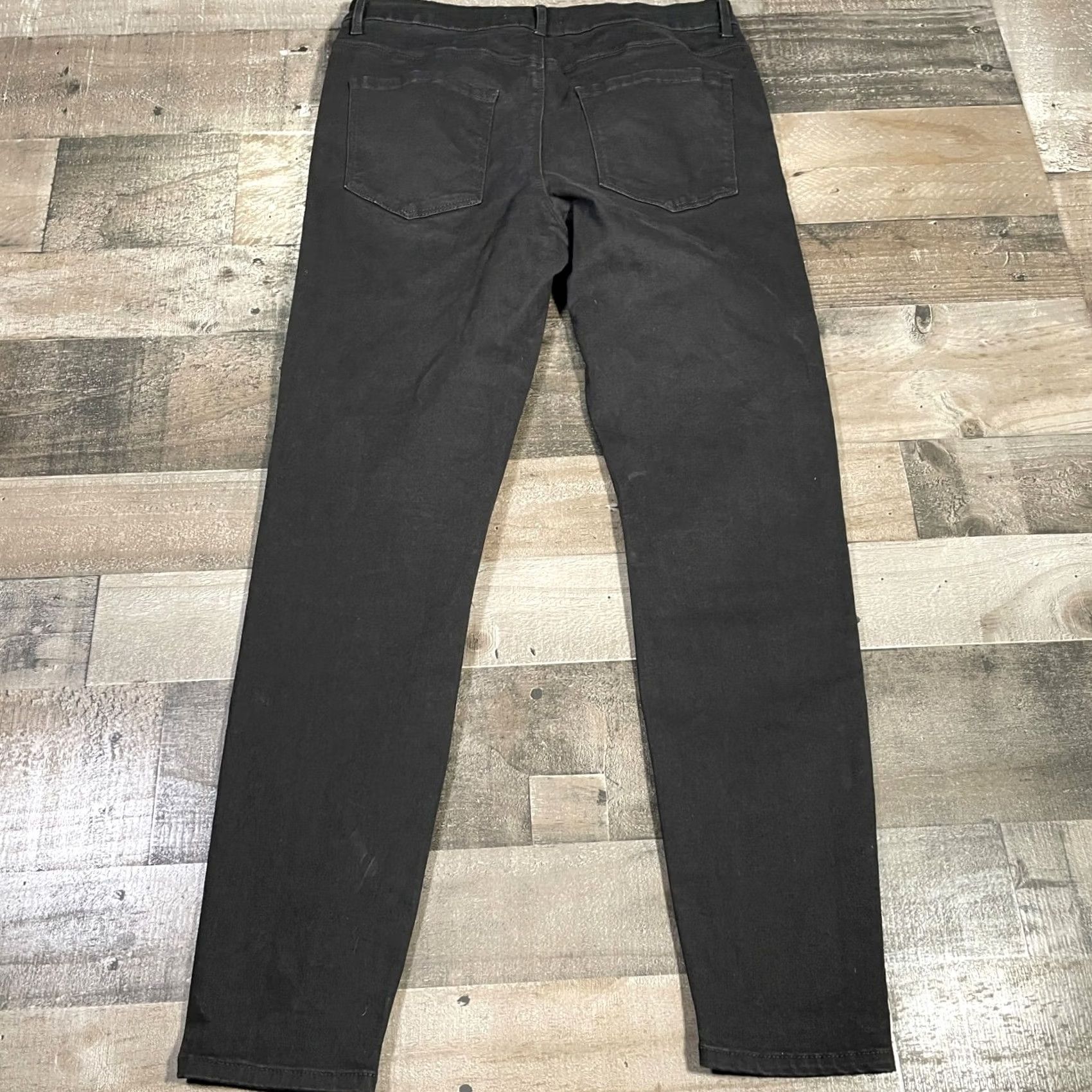 Forever 21 FOREVER 21 Jeans Womens 30 High Rise Skinny Zip Closure Dark Wash Black Denim Size 30" / US 8 / IT 44 - 2 Thumbnail
