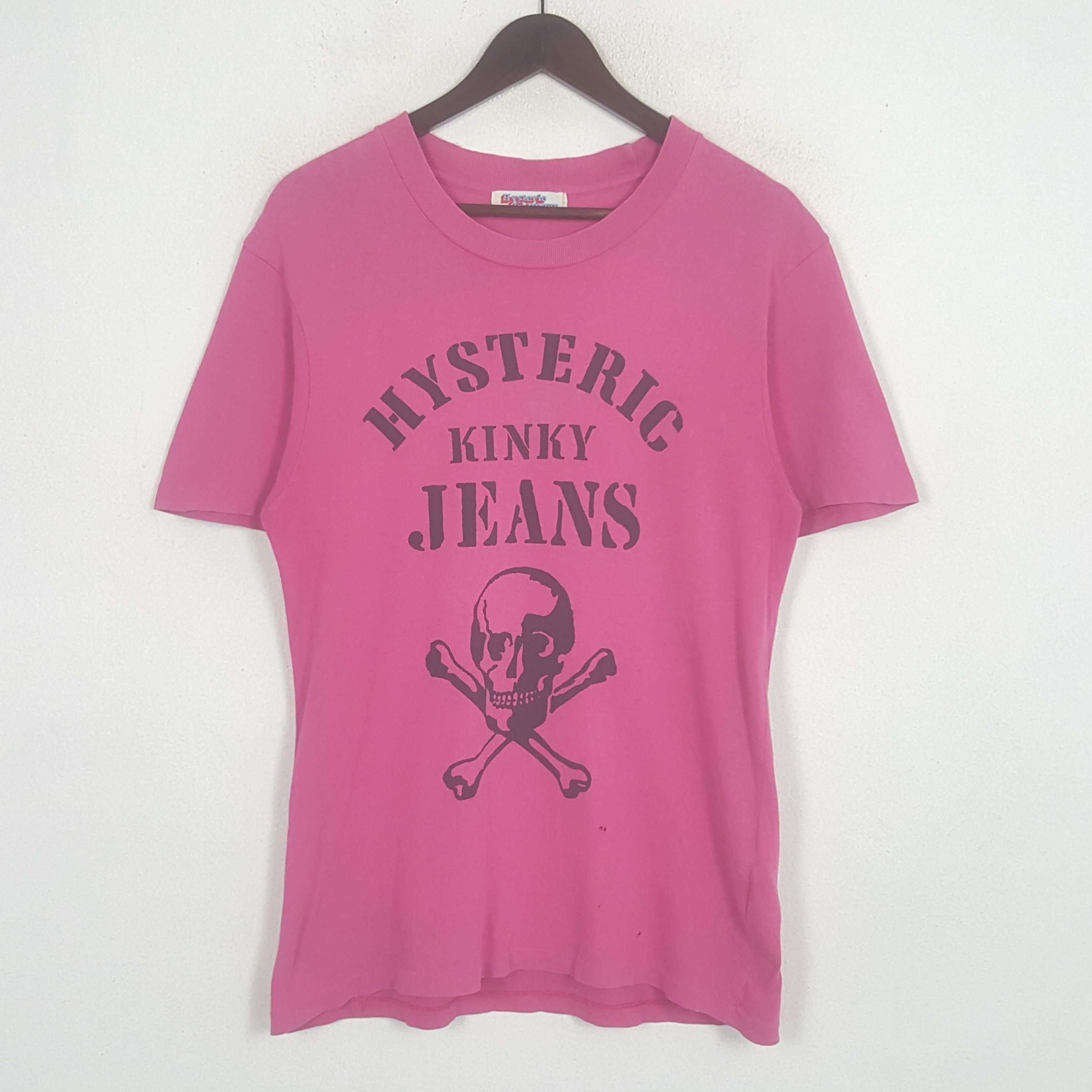 Hysteric Glamour × Japanese Brand × Vintage Vintage Hysteric Glamour Kinky Jeans Tshirt Size S / US 4 / IT 40 - 1 Thumbnail