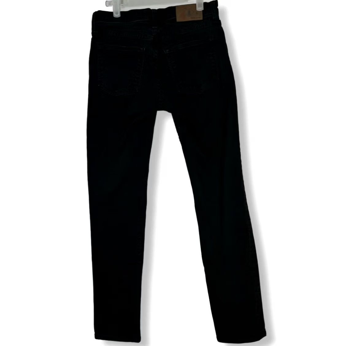 J.Crew J.Crew Jeans Women's 29x30 Black Mid-Rise Skinny 5-Pocket Denim Stretch Cotton Blend Regular Mens? Size 29" - 2 Thumbnail