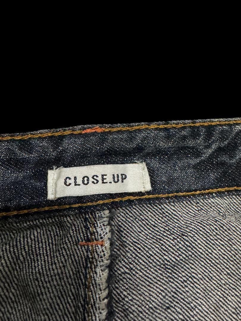 Seditionaries Insane Close Up 🇯🇵 Double Waist Distressed Mudwash Dark Jeans Size US 30 / EU 46 - 12 Thumbnail