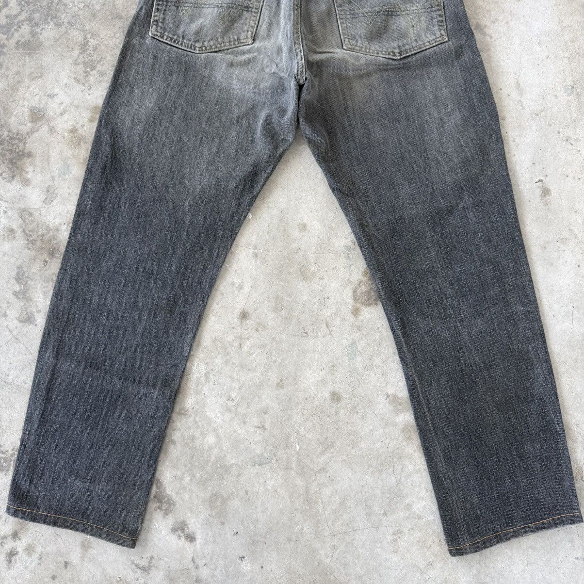 Edwin W32 Vintage Edwin Orange Tag Faded Black Denim jean Size US 32 / EU 48 - 10 Thumbnail
