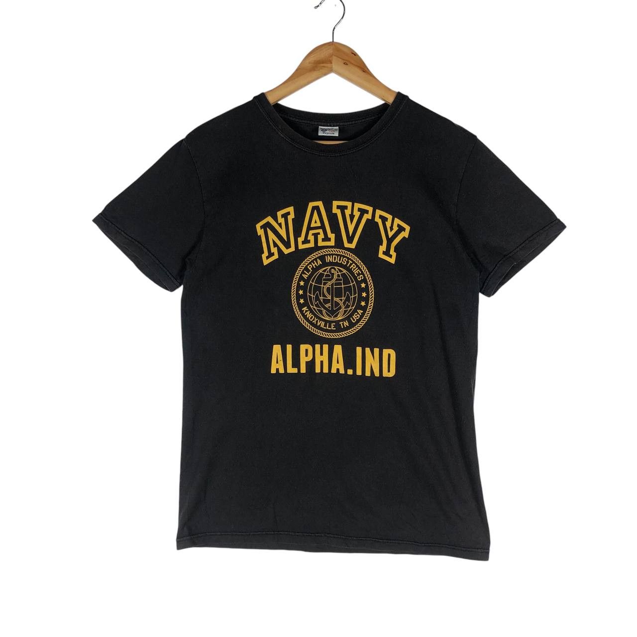 Alpha Industries Vintage Alpha Industries T-Shirt Big Logo Medium Size Size US M / EU 48-50 / 2 - 1 Thumbnail