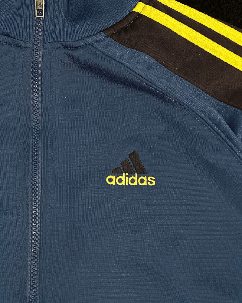 Adidas Vintage 90's Adidas Men's Navy Blue Track Jacket Size Small Size US S / EU 44-46 / 1 - 5 Thumbnail