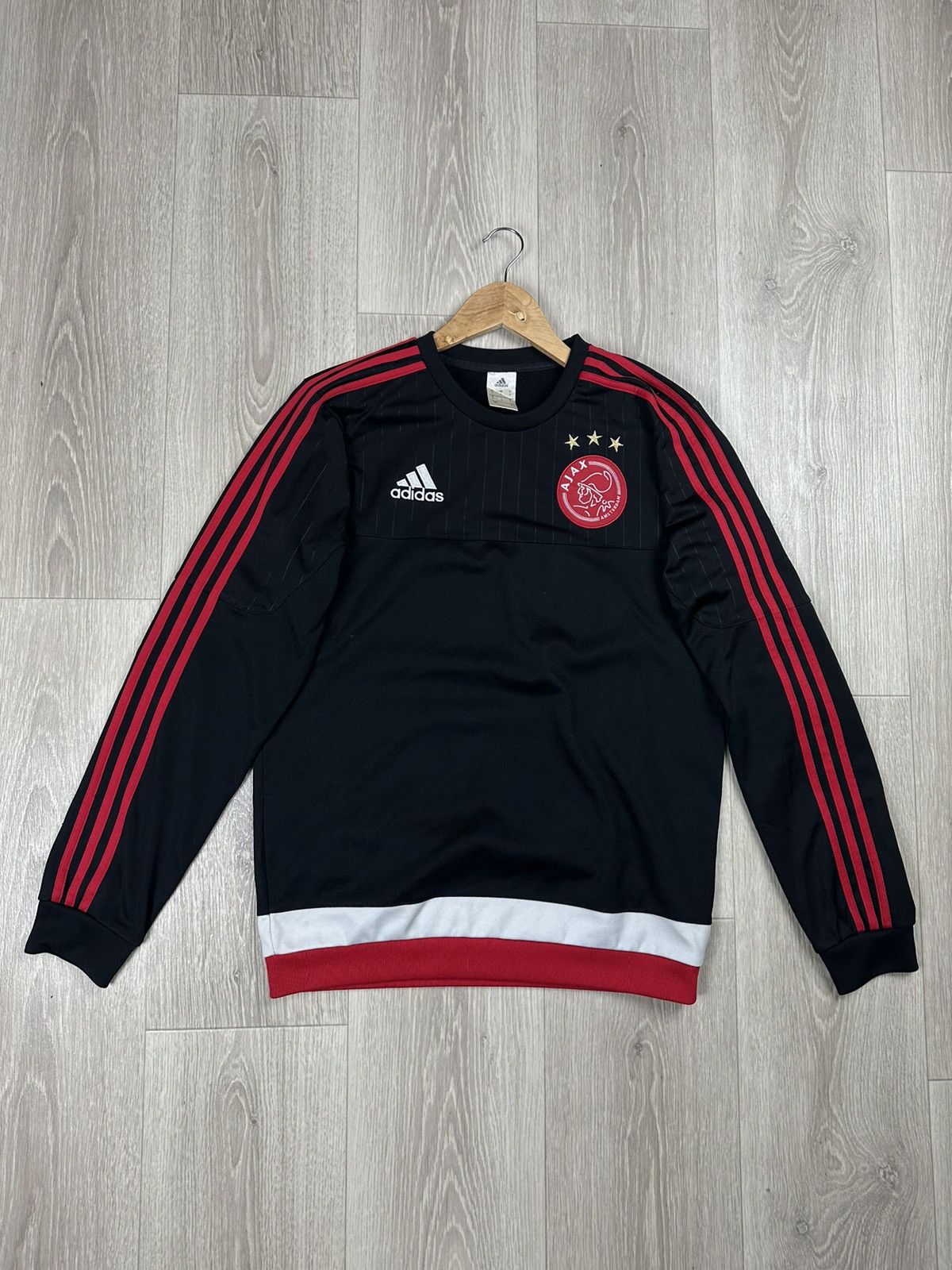 Adidas Vintage Adidas AJAX Amsterdam Soccer Sweatshirt Crewneck Size US S / EU 44-46 / 1 - 3 Thumbnail