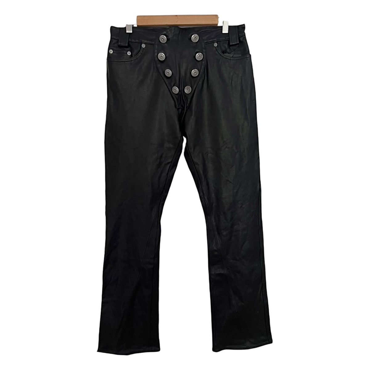 Designer Rexyeewang Remus leather pants Size US 30 / EU 46 - 1 Thumbnail