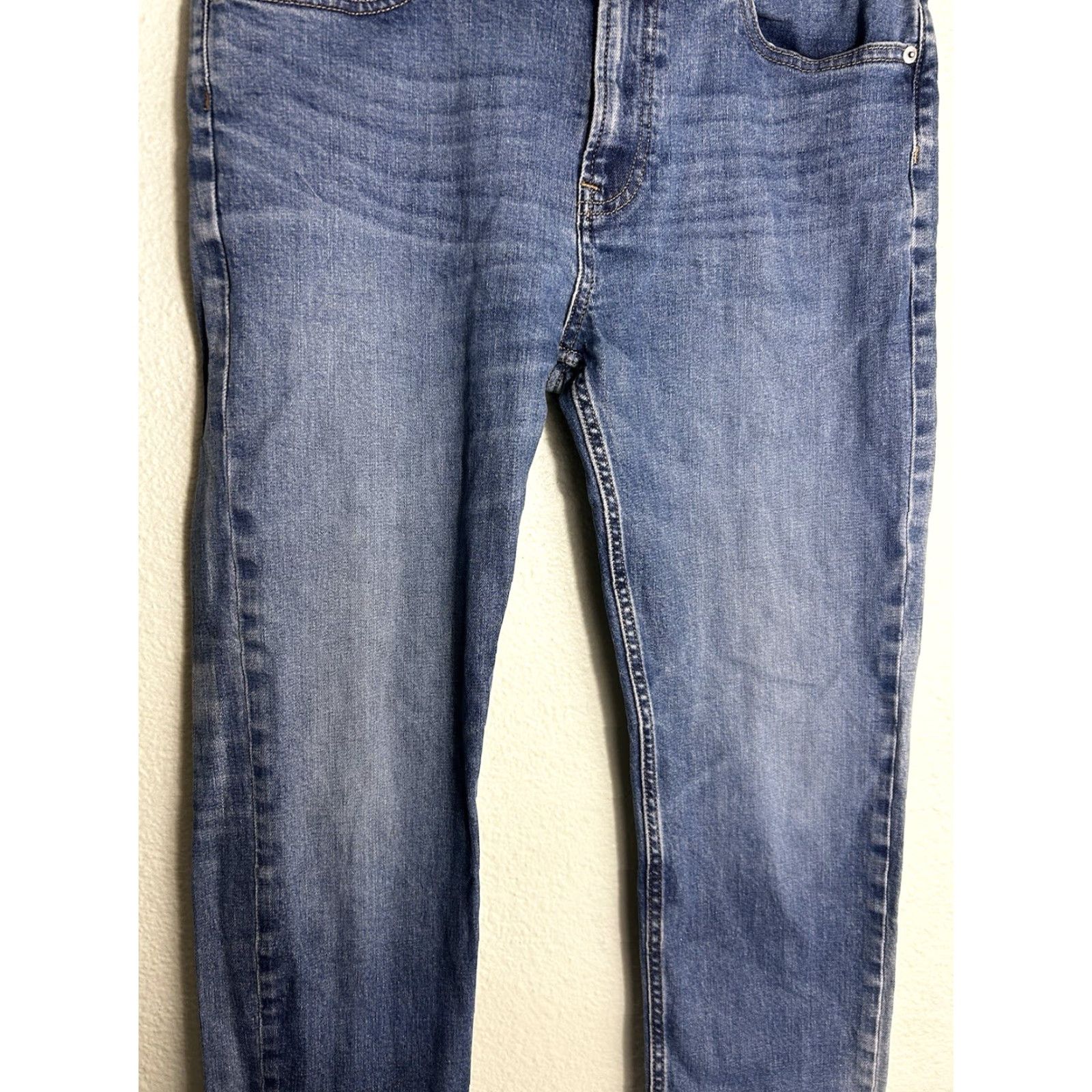 Everlane Everalane Womens Jeans Straight 30 Regular Medium Wash Blue 32x27 Mens Girls Whatev Size 30" / US 8 / IT 44 - 3 Thumbnail