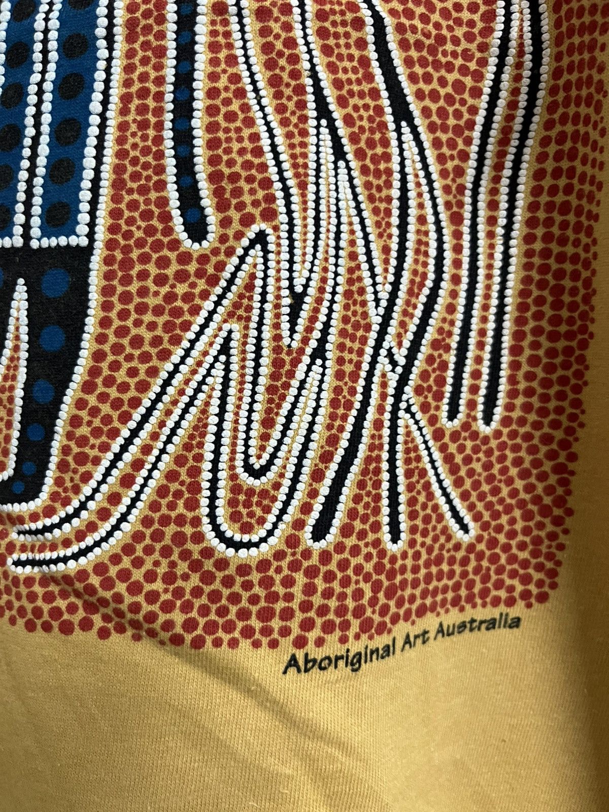 Fuck Art, Make Tees × Vintage 🔥 90s PHILLIP HALL GATHERING THE SPIRIT AUSTRALIAN ART Size US L / EU 52-54 / 3 - 3 Thumbnail