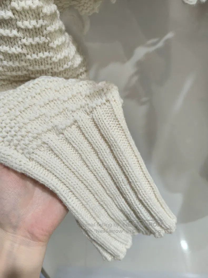 Jil Sander Jil Sander size 34 Cable Knit High-Neck Fringe Knit Short T Size S / US 4 / IT 40 - 3 Thumbnail