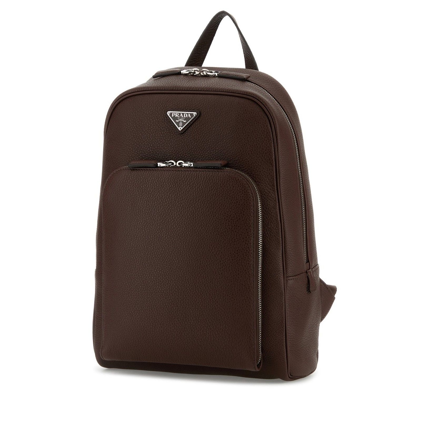 Prada PRADA Brown Leather Backpack New & Authentic Size ONE SIZE - 2 Thumbnail