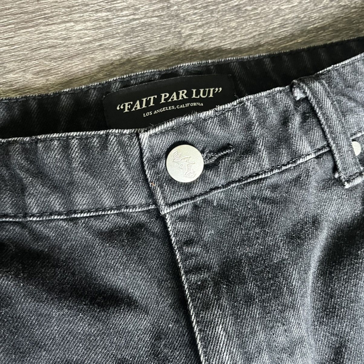 Other Fait Par Lui Baggy Black Pocket Designer Denim Jeans Size 32 Size US 32 / EU 48 - 8 Thumbnail