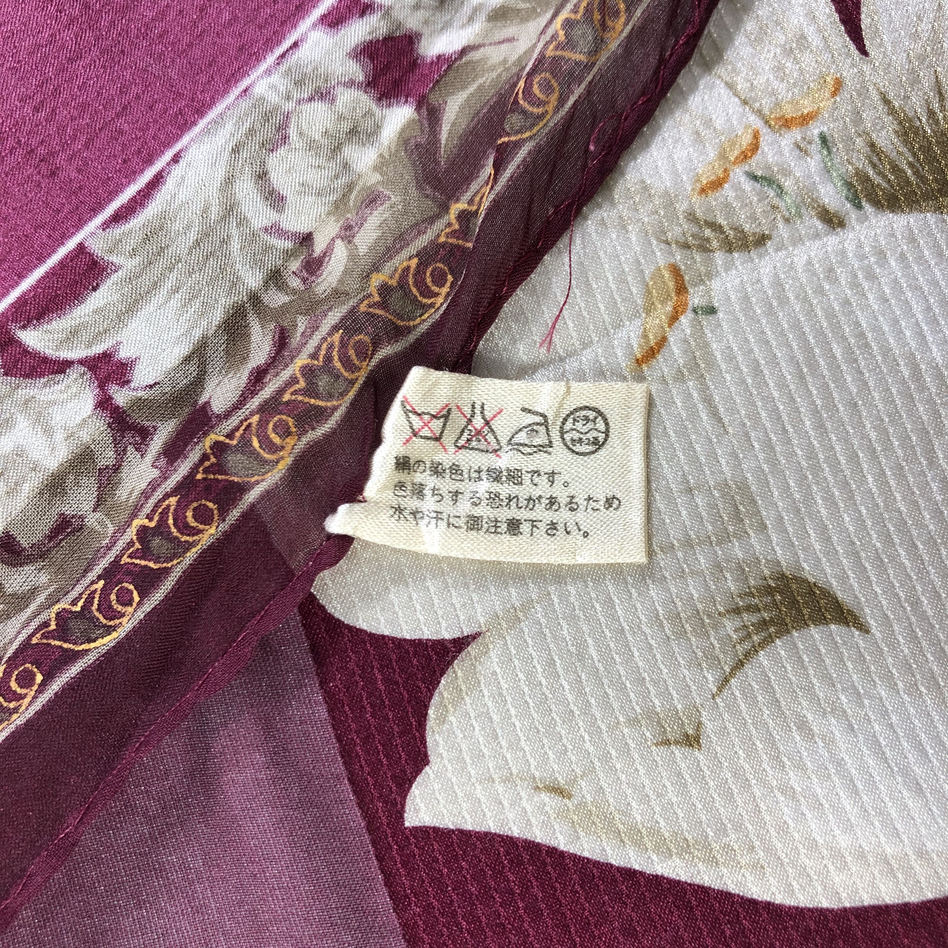 Vintage Vintage Silk Scarf Size ONE SIZE - 5 Thumbnail