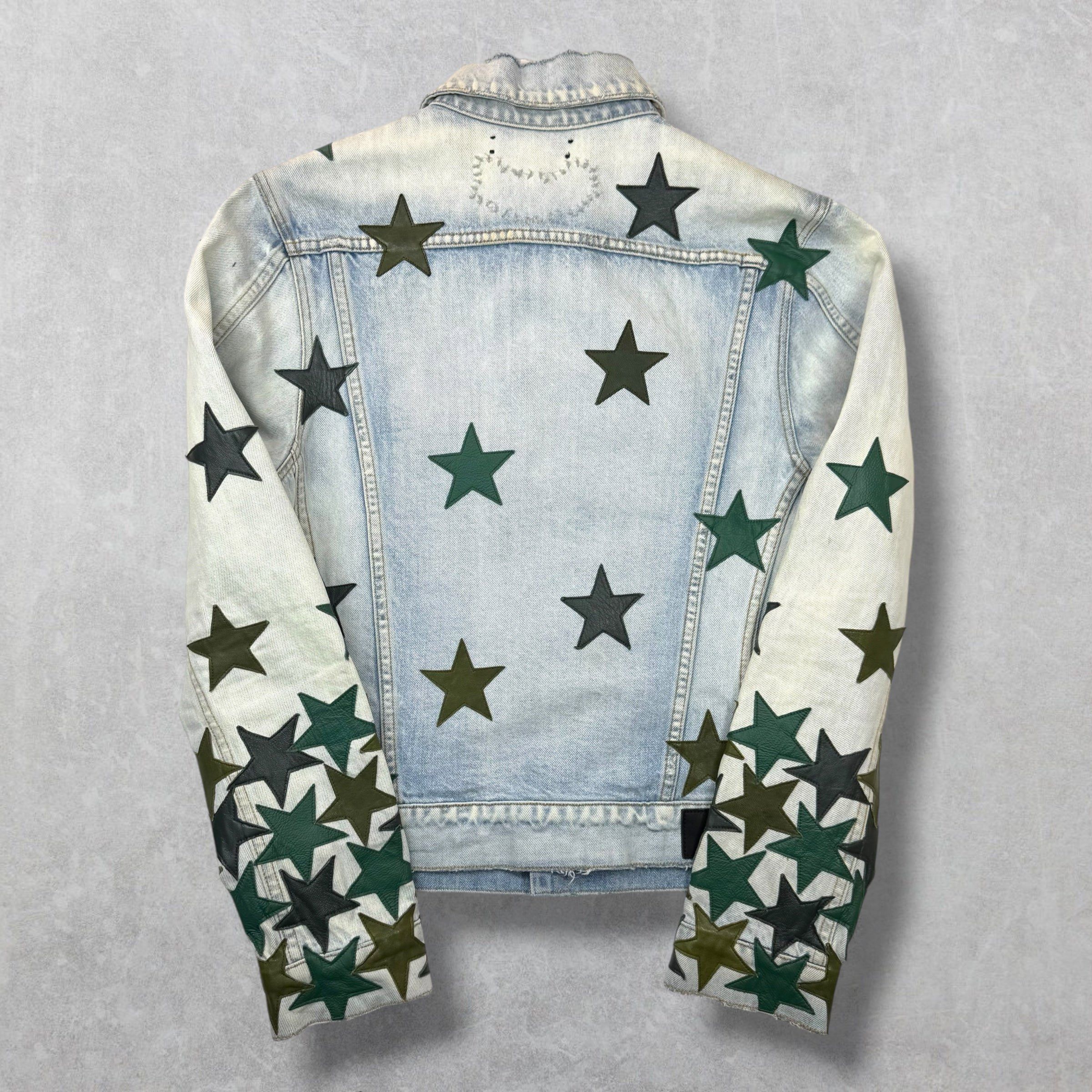 Amiri Amiri x Chemist Green Star Patch Jean Jacket M Size US M / EU 48-50 / 2 - 2 Thumbnail