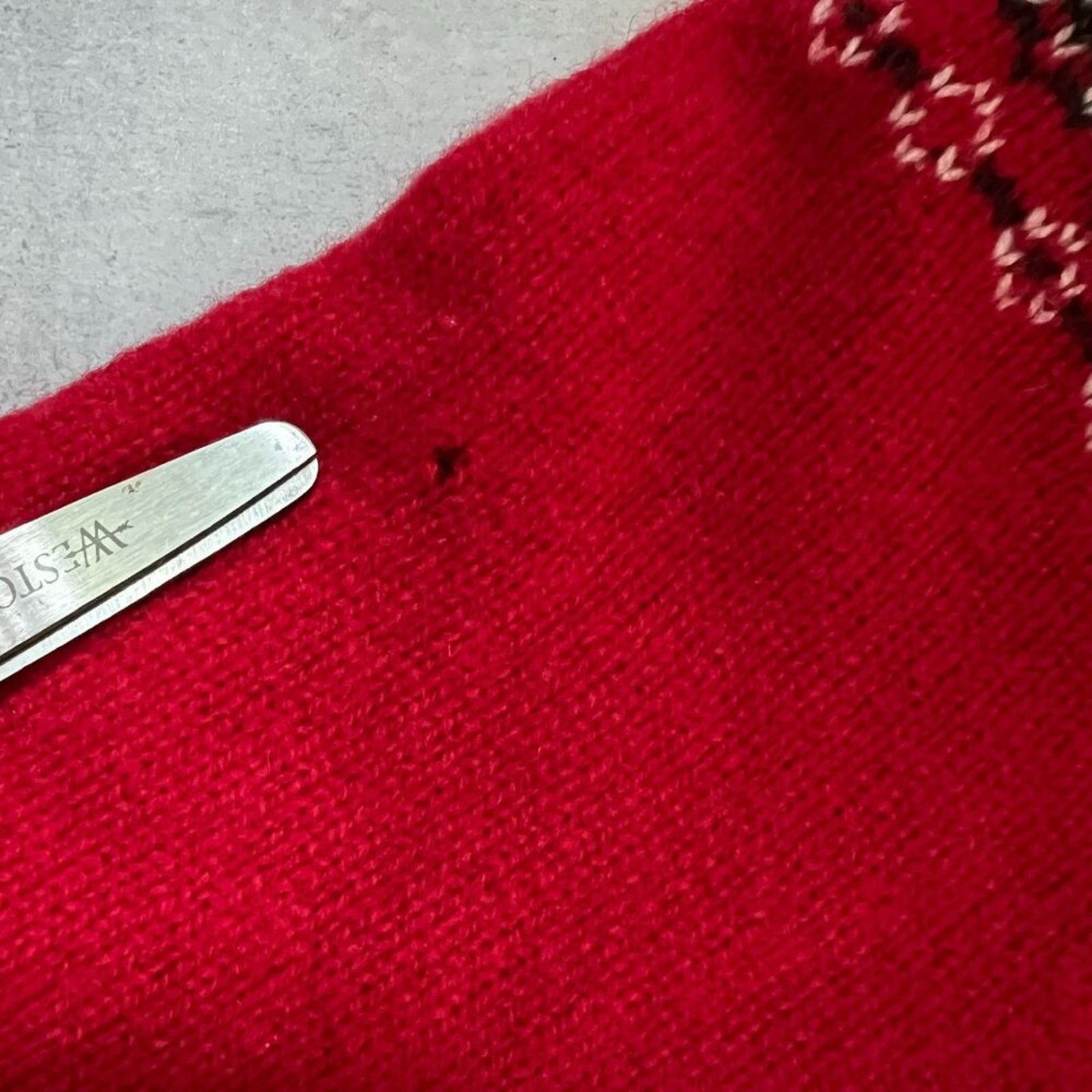 J.Crew J Crew Scottie Dog Red Lambs Wool Cardigan Small Size S / US 4 / IT 40 - 3 Thumbnail