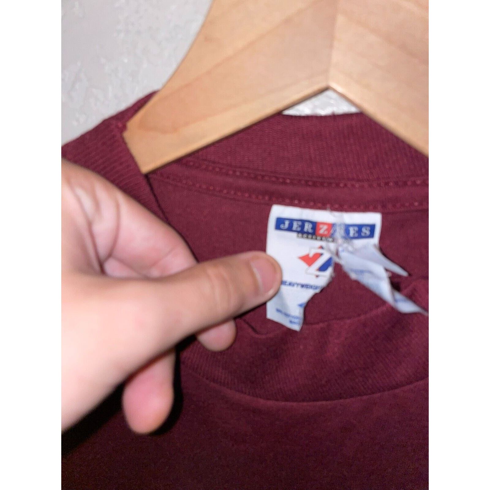 Jerzees Vintage Grandma Shirt Guardian Angels Child Care Red Tee 90s Size US S / EU 44-46 / 1 - 6 Thumbnail