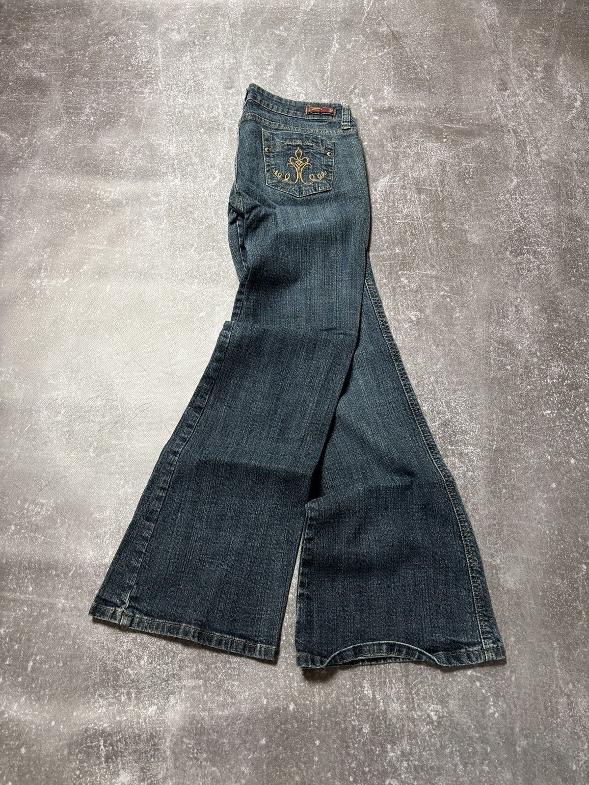 Hysteric Glamour FLARED VINTAGE Y2K velvet Jeans if six was nine style Size US 31 - 6 Thumbnail
