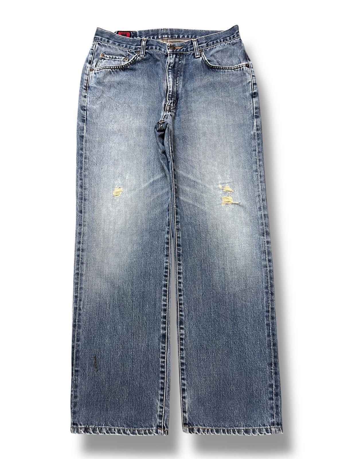 Edwin Vintage Edwin 503z Japan Faded, Distressed, Loose Fit Jeans Size US 33 - 2 Thumbnail
