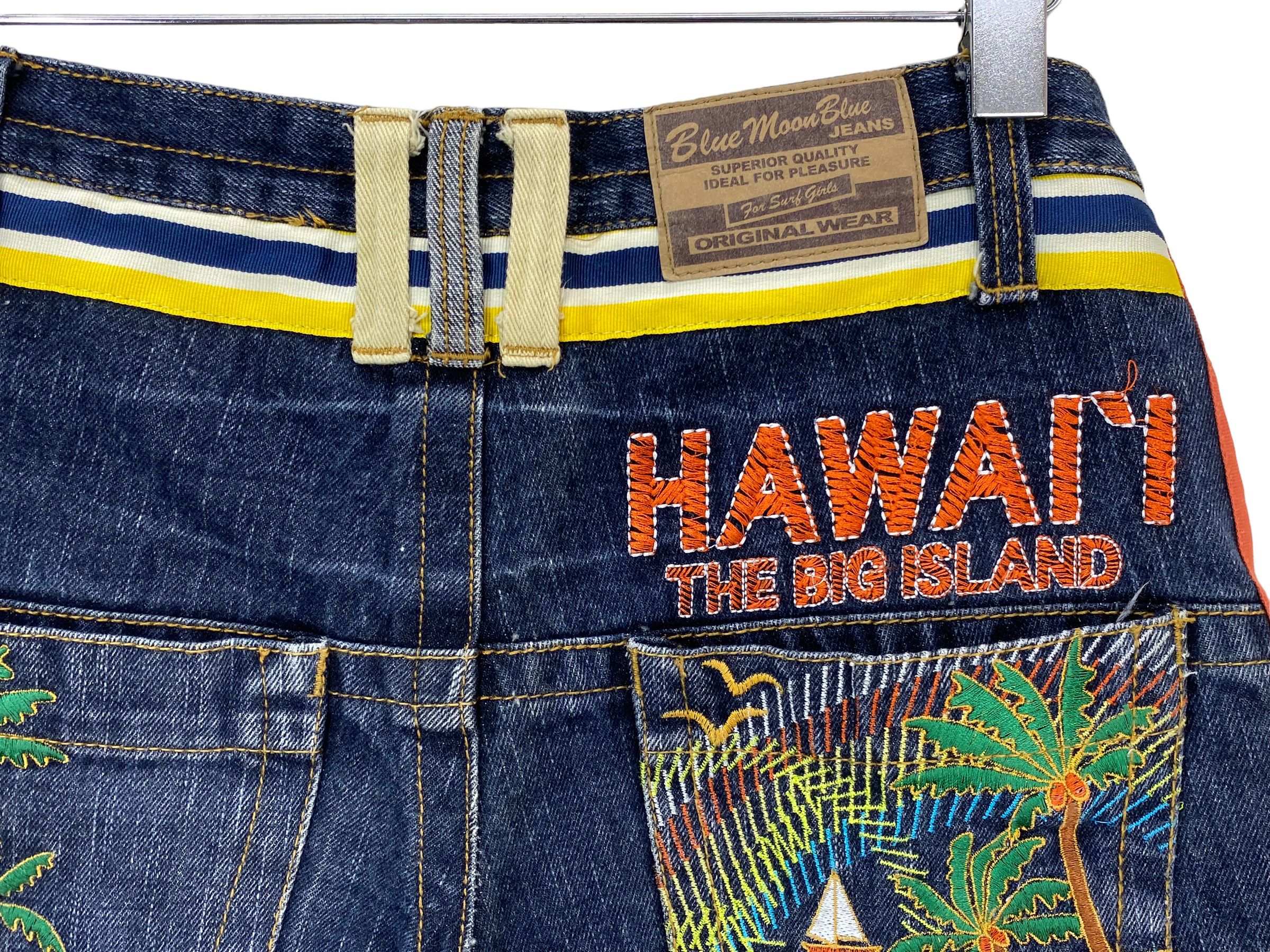 Japanese Brand Japanese Blue Moon Denim - Spellout Jeans - Blue Japan Size US 30 / EU 46 - 10 Thumbnail