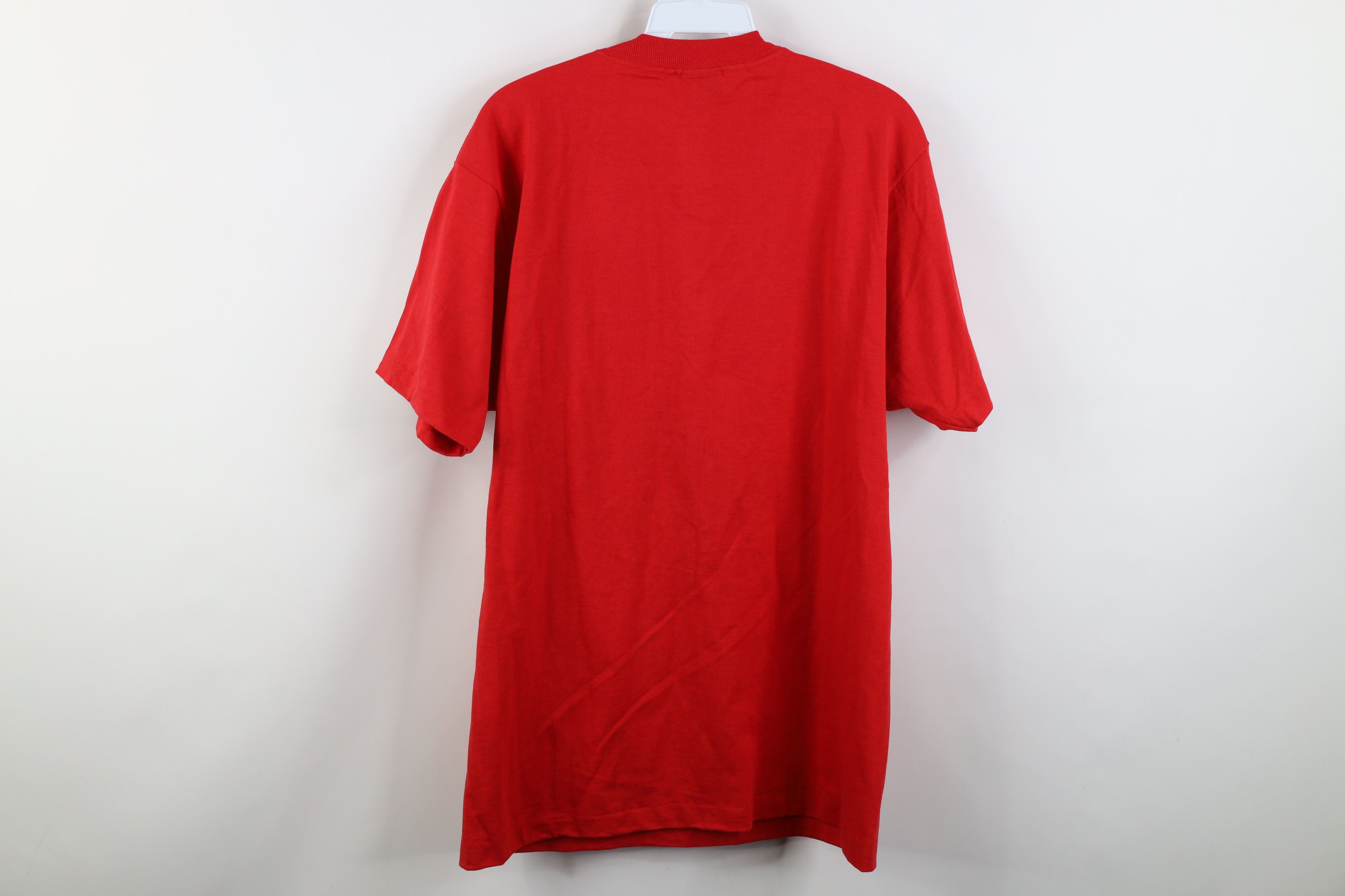 Vintage Vintage 90s Men Wear Red Detroit Red Wings Hockey T-Shirt Size US L / EU 52-54 / 3 - 10 Thumbnail