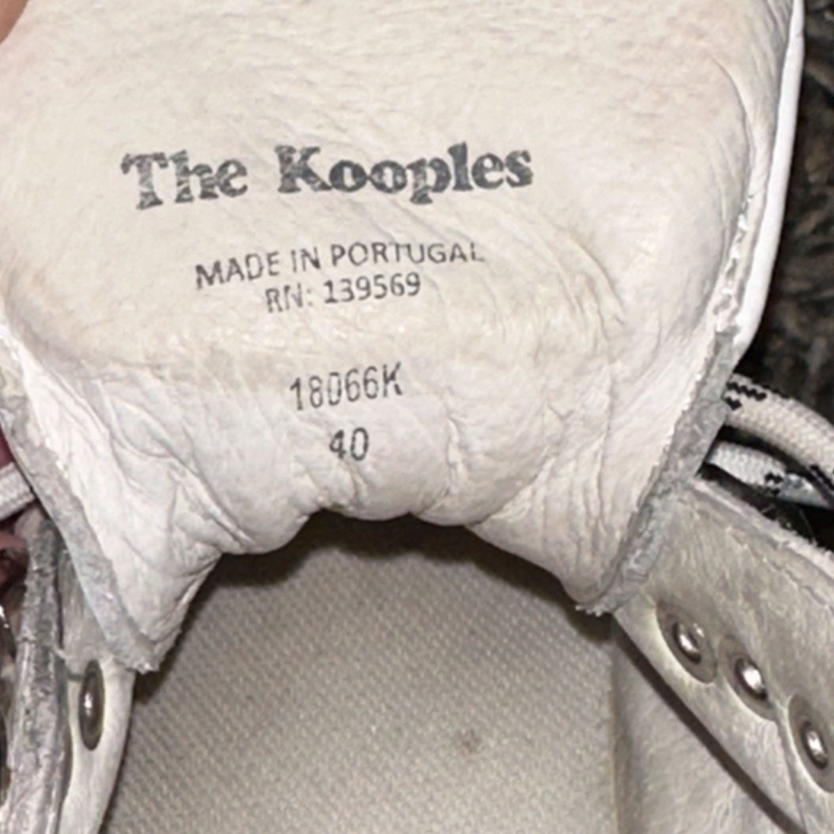 The Kooples The Kooples White Leather Chunky Sole Sneakers size 40 EU Size US 9 / IT 39 - 8 Thumbnail