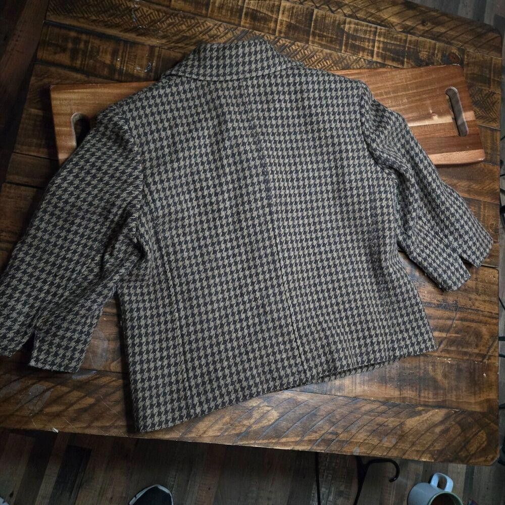 Lauren Ralph Lauren Lauren Ralph Wool Jacket WM Size 16 Vintage Houndstooth C2 Size M / US 6-8 / IT 42-44 - 5 Thumbnail