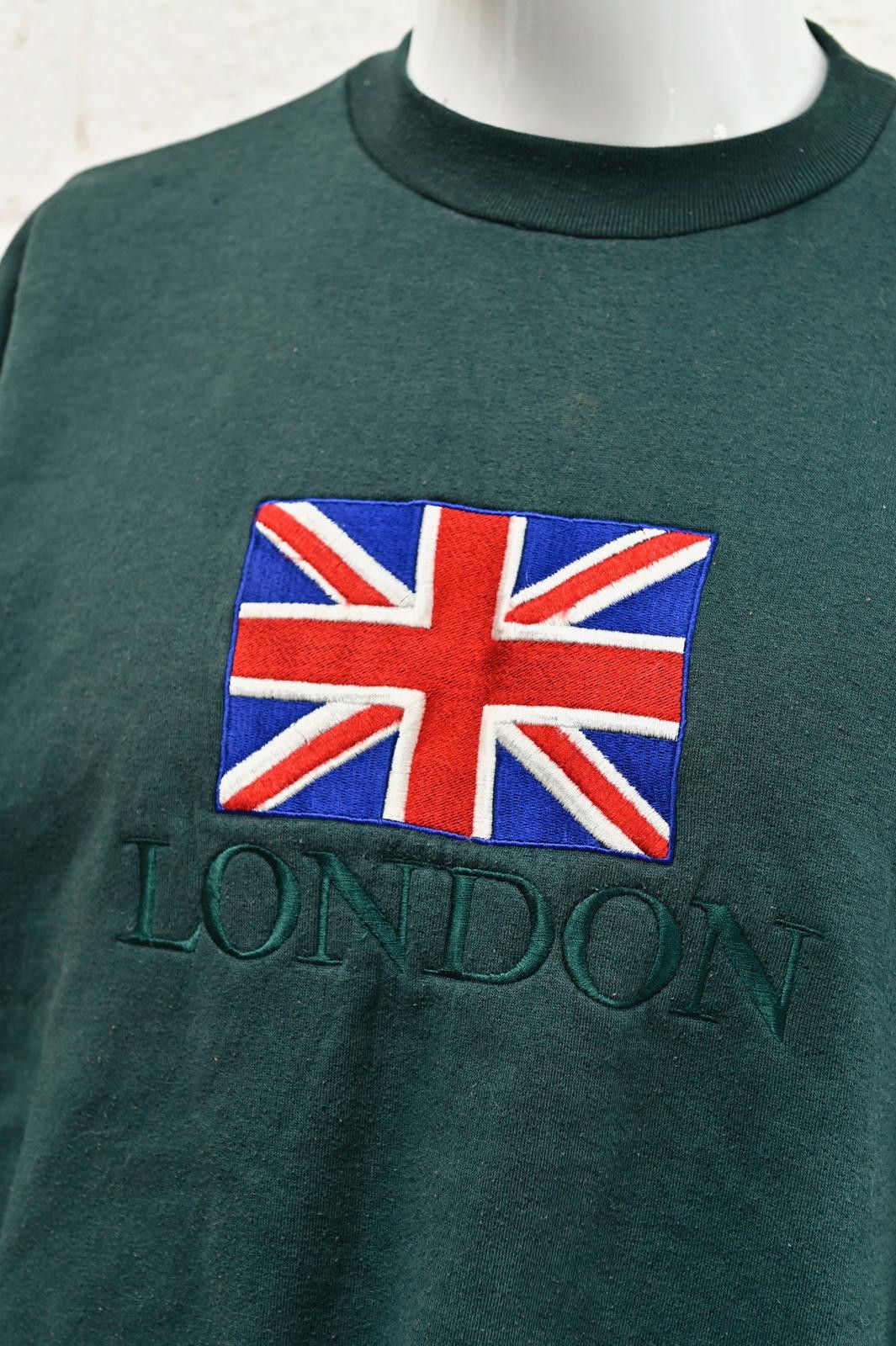 Designer Churchill London Sweatshirt Union Jack Design Mens Size M Size US M / EU 48-50 / 2 - 2 Thumbnail