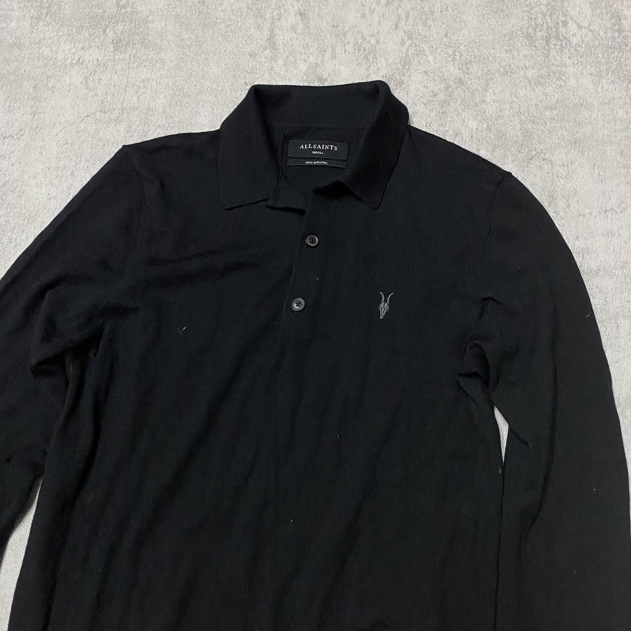 Allsaints Black AllSaints polo shirt #poloshirt Size US S / EU 44-46 / 1 - 2 Thumbnail