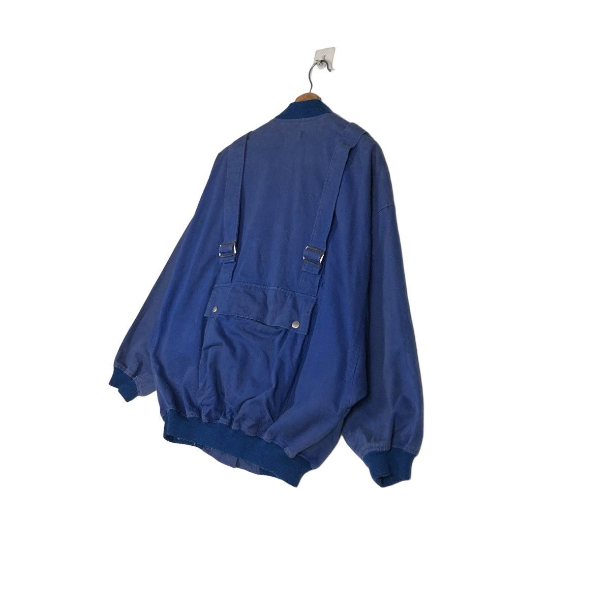 Japanese Brand 🔥VINTAGE PARACHUTE BONDAGE BIKER BOMBER JACKET SUNNY HOUSE Size US M / EU 48-50 / 2 - 12 Thumbnail