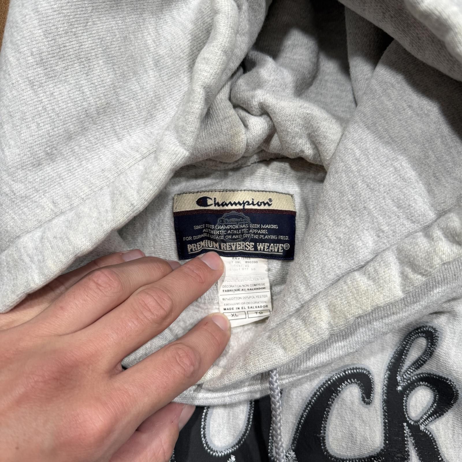 Vintage Vintage Mack Trucks Gray Champion Heavyweight Hoodie Size US XL / EU 56 / 4 - 6 Thumbnail