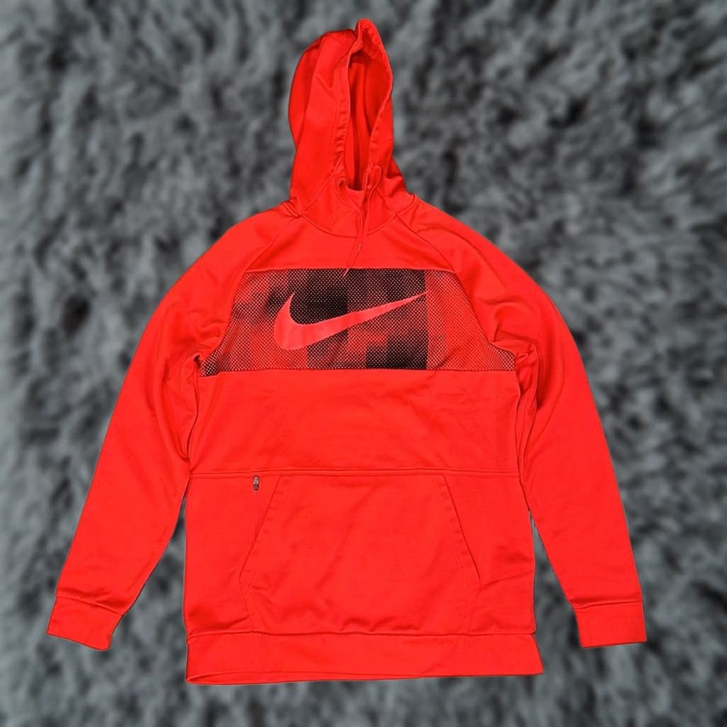 Nike Nike Therma-Fit Hoodie L Men Large Red Pullover Size US L / EU 52-54 / 3 - 1 Thumbnail