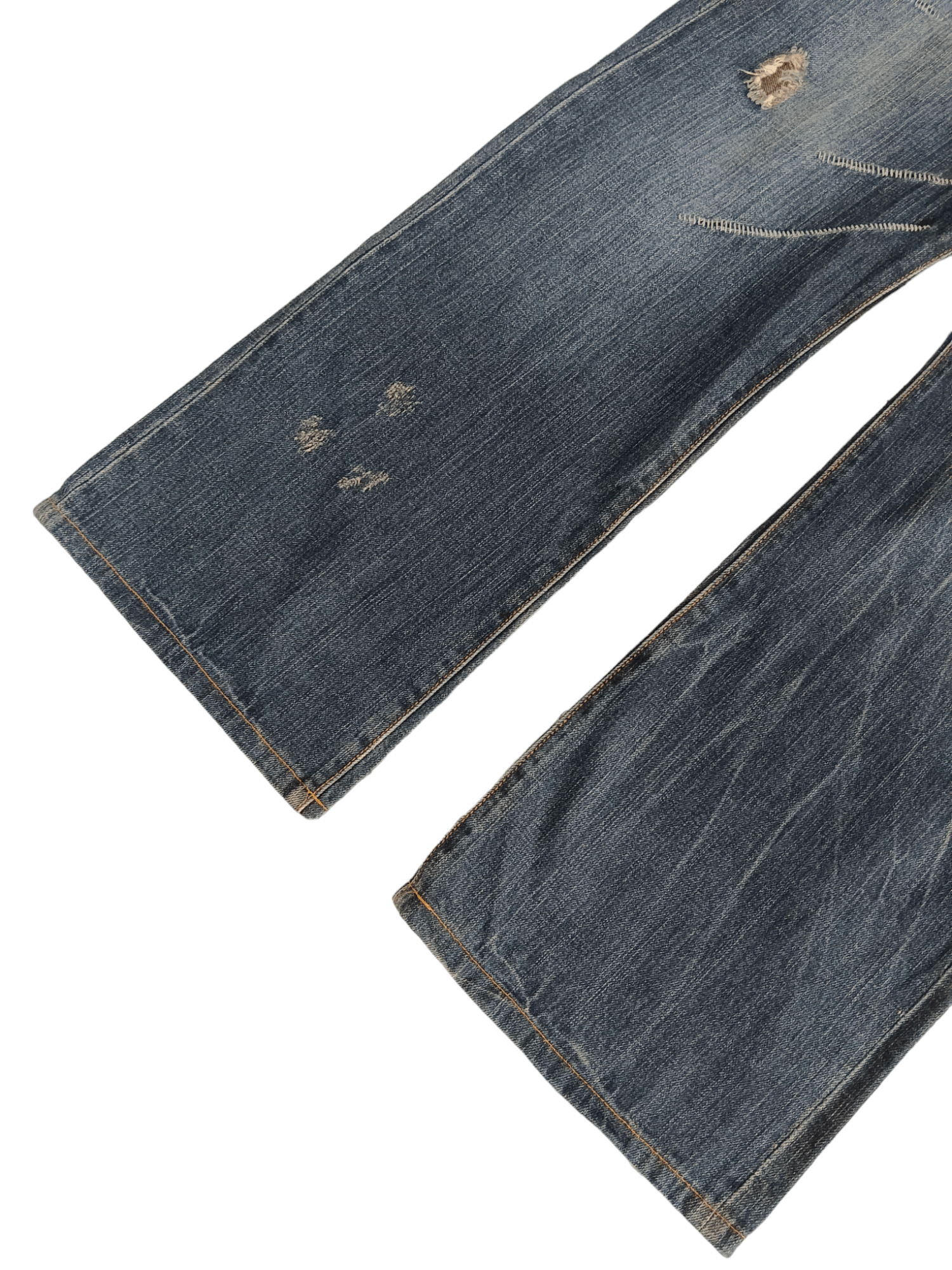 Japanese Brand 💥Modish Style💥 Clawmark Minimalist Flared Denim Size US 30 / EU 46 - 14 Thumbnail