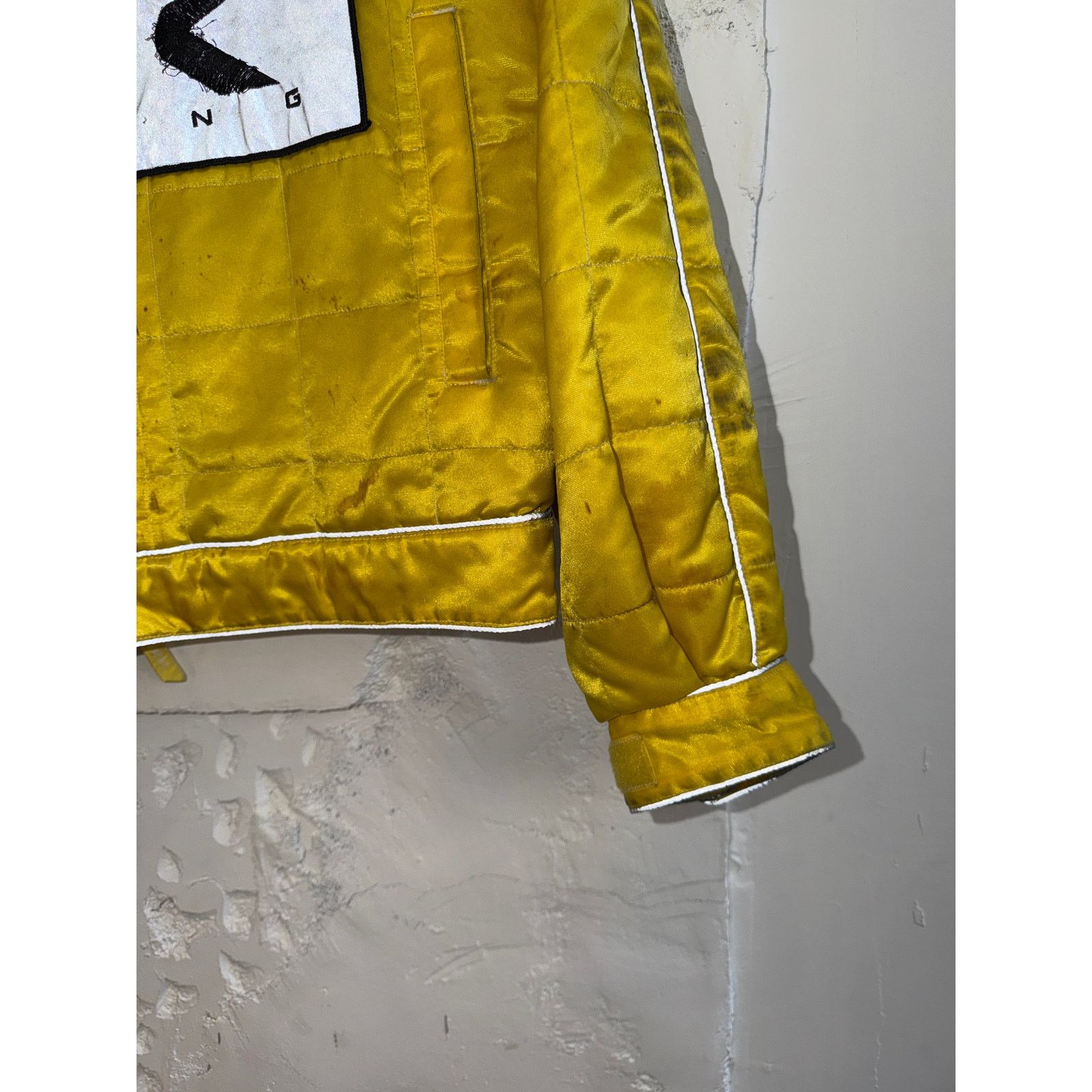 Vintage Vintage Cybertek Racing Reflective Yellow Jacket Size US L / EU 52-54 / 3 - 13 Thumbnail