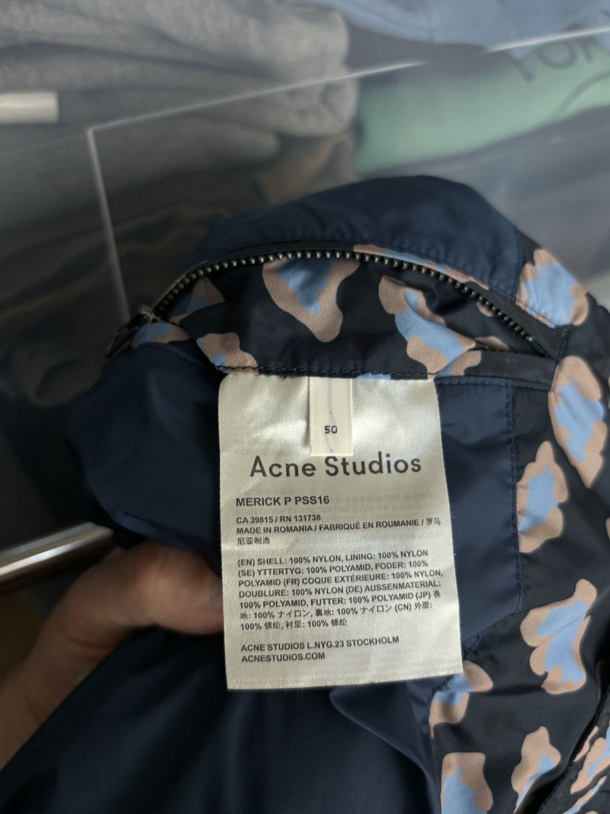Acne Studios Acne Studios Merick PSS16 Nylon Light Jacket Size US M / EU 48-50 / 2 - 7 Thumbnail