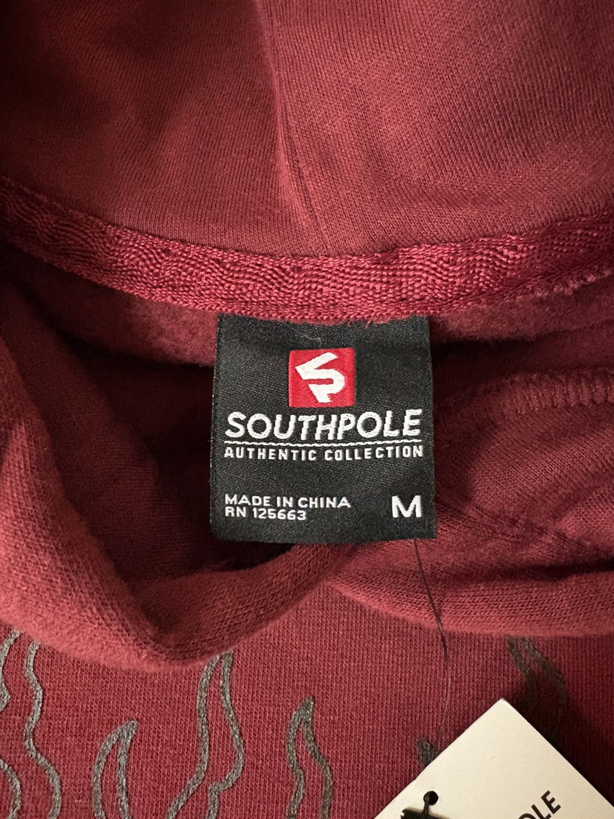 Southpole NWT Southpole Tiger Print Y2K Red Hoodie Sweatshirt Medium Size US M / EU 48-50 / 2 - 6 Thumbnail