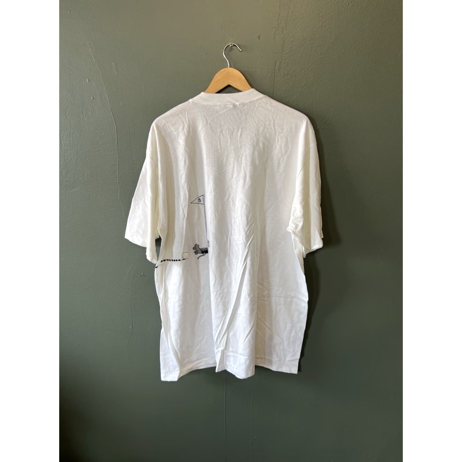 Vintage VTG Crazy Shirts B. Kliban Hawaii Blue T Shirt SZ XL Cat Golf Putting White NWT Size US XL / EU 56 / 4 - 2 Thumbnail