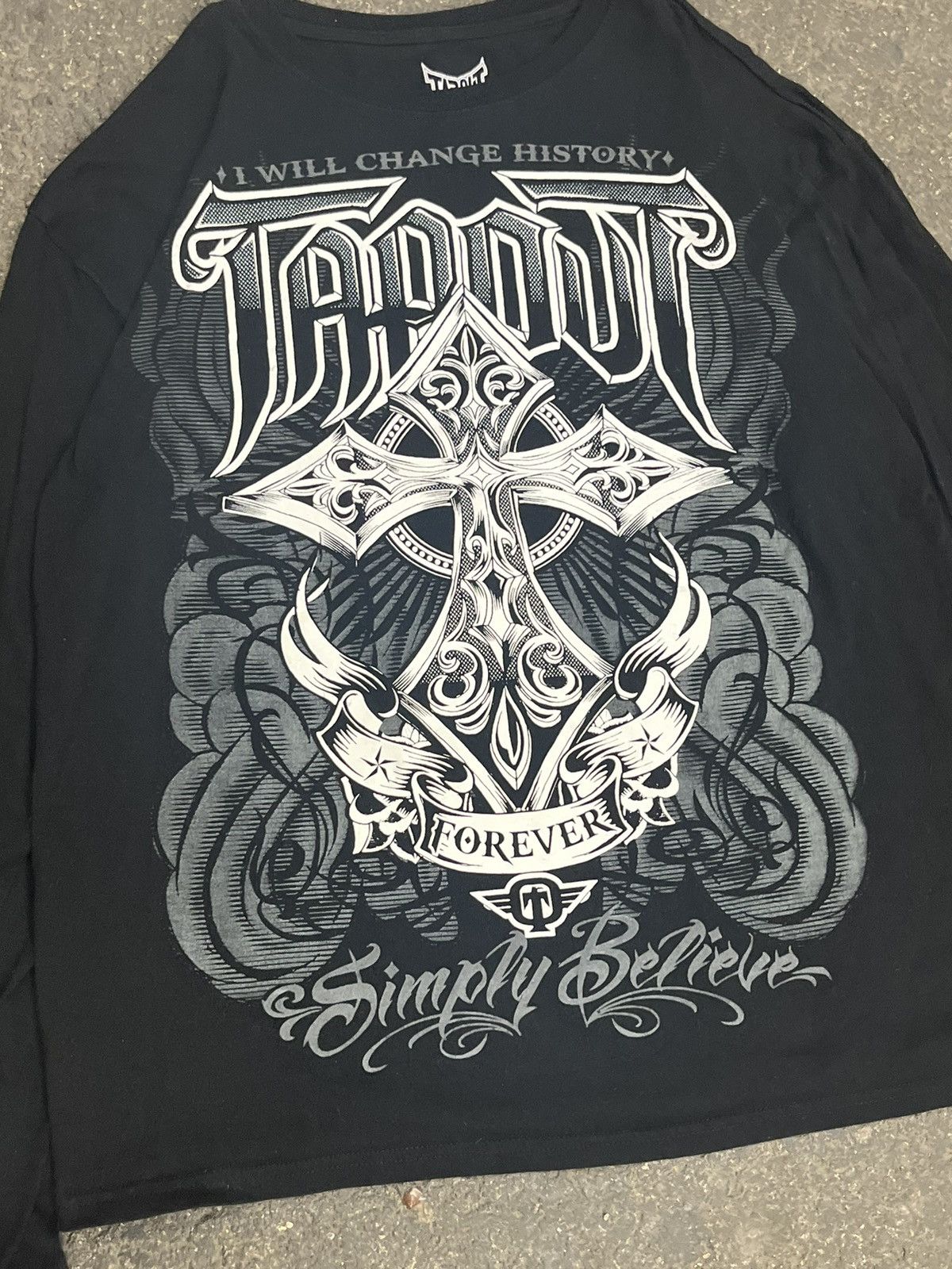 Tapout × Vintage Tapout y2k skater grunge longsleeve streetwear opium hype Size US XXL / EU 58 / 5 - 4 Thumbnail