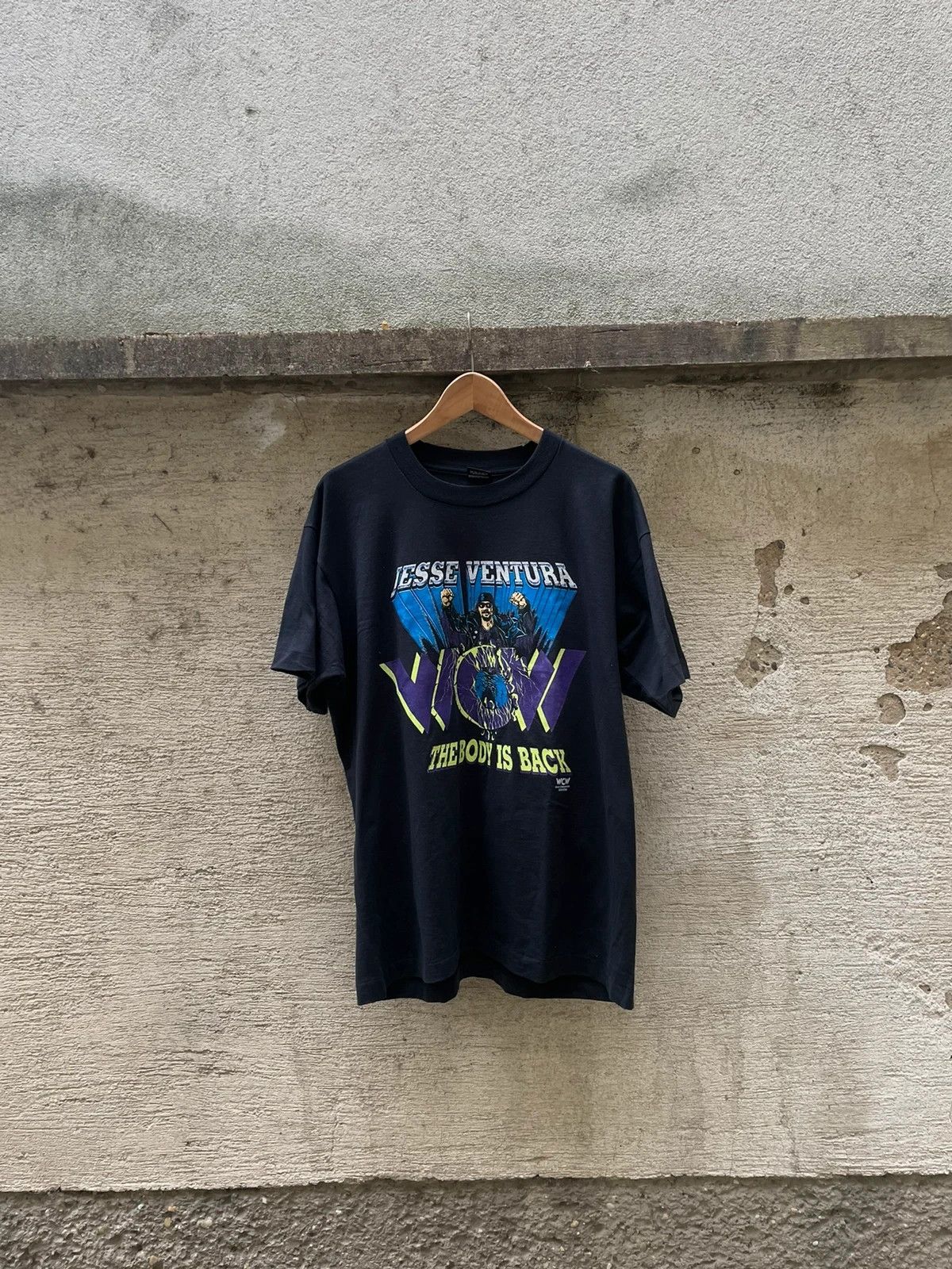 Band Tees Vintage 90s wrestling jesse ventura T-shirt Size US XL / EU 56 / 4 - 1 Thumbnail