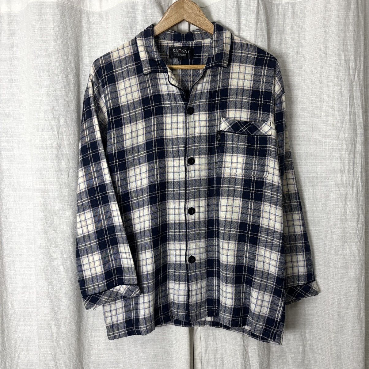 Designer × Japanese Brand × Yohji Yamamoto SACSNY Y’SACCS YOHJI YAMAMOTO SHIRT Size US L / EU 52-54 / 3 - 1 Thumbnail