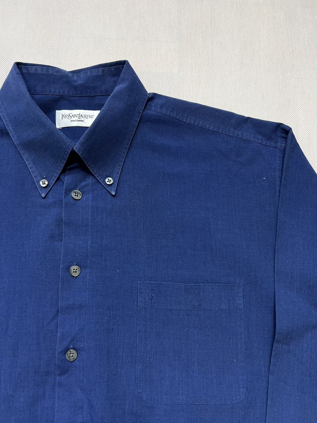 Yves Saint Laurent Shirt Yves Saint Laurent YSL Small Logo Size US XL / EU 56 / 4 - 2 Thumbnail