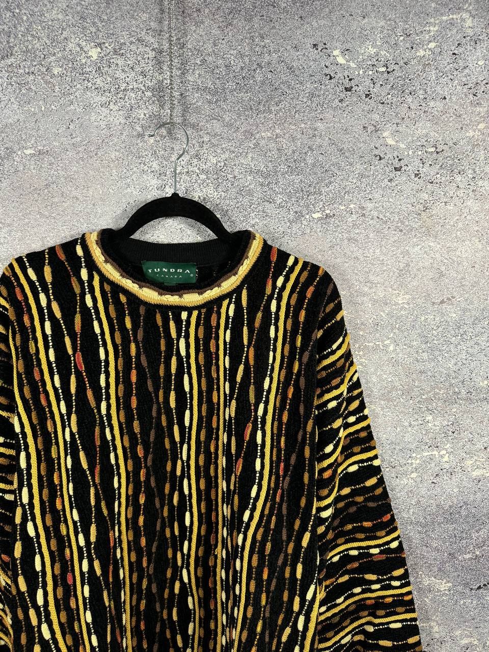Tundra Canada Vintage Tudra Canada 3D Chunky Sweater Coogi Cosby Style Size US L / EU 52-54 / 3 - 2 Thumbnail