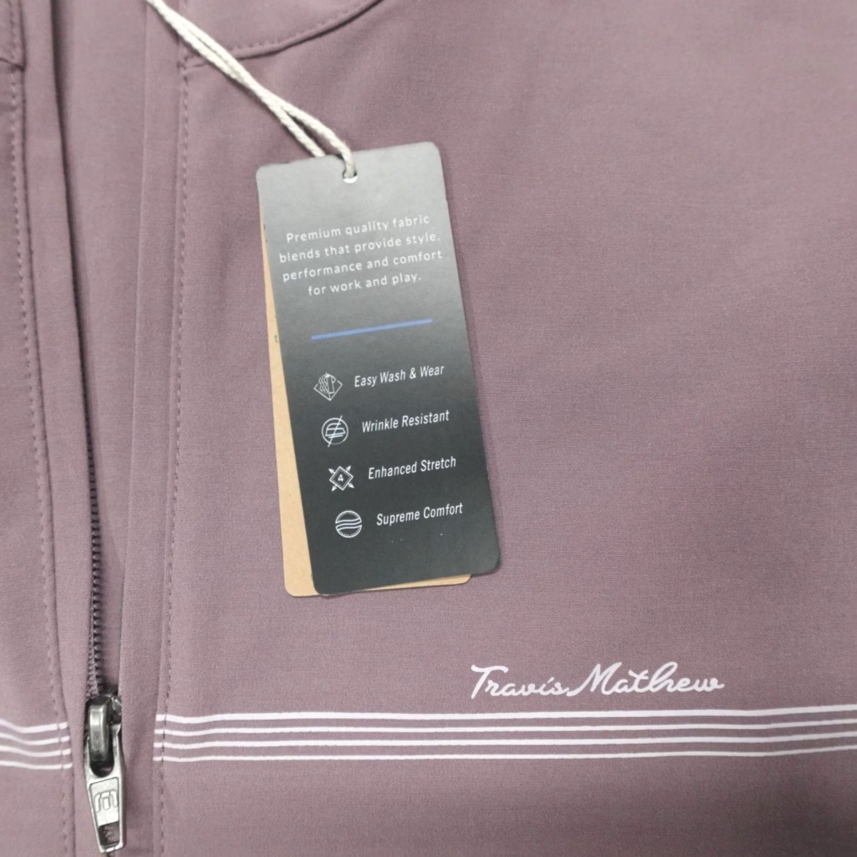 TravisMathew Travis Mathew Golf Pullover Men's 1/4 Zip Unexpected Surprise Size S Flint Size US S / EU 44-46 / 1 - 3 Thumbnail