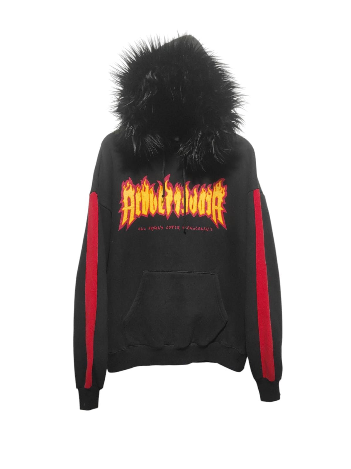 Hysteric Glamour Acover Fire Oversized Fur Hoodie IfSixWasNine LGB style Size US M / EU 48-50 / 2 - 1 Thumbnail