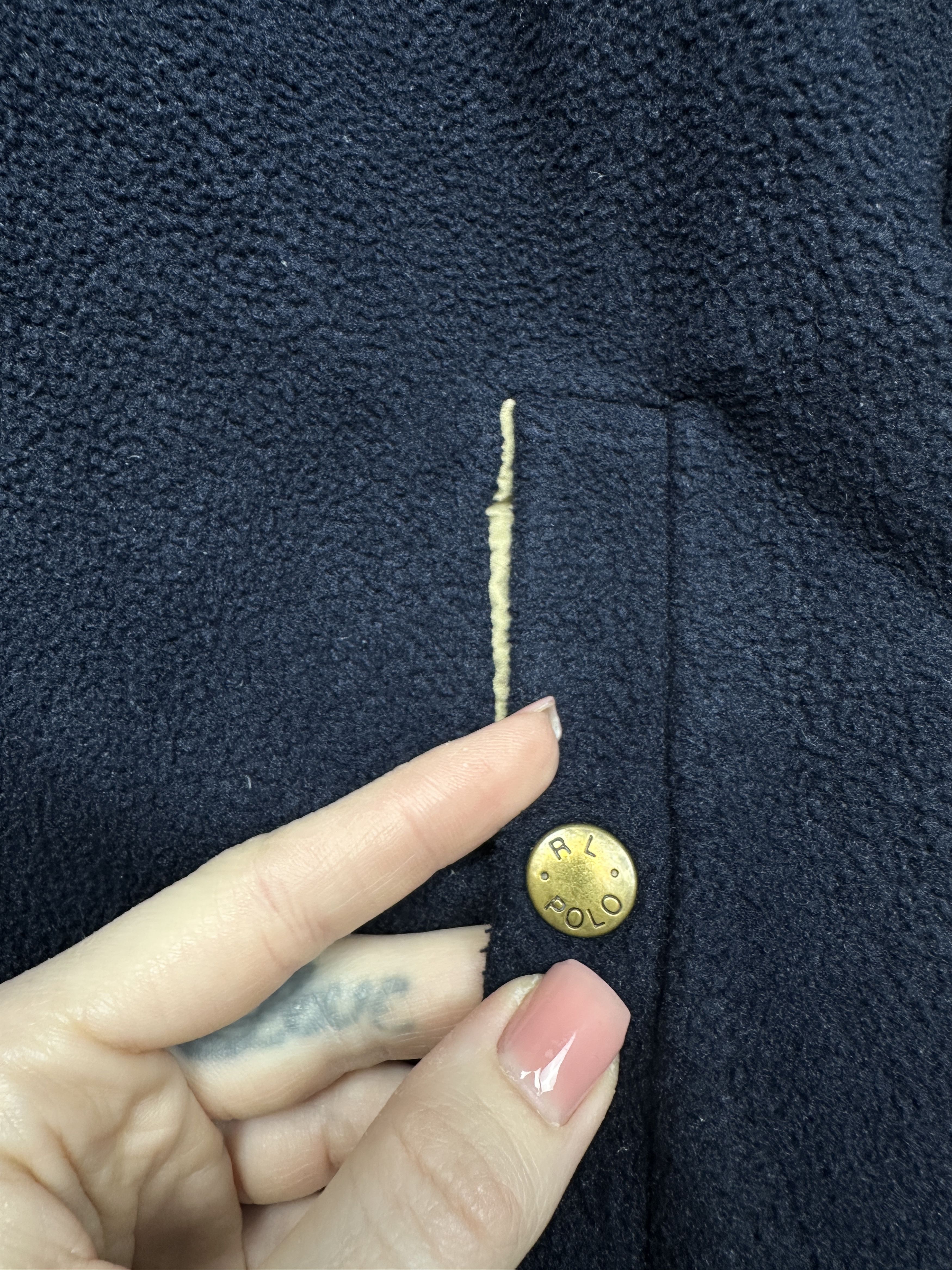 Polo Ralph Lauren Polo Ralph Lauren 90s Vintage Mens Fleece Jacket Size US L / EU 52-54 / 3 - 7 Thumbnail