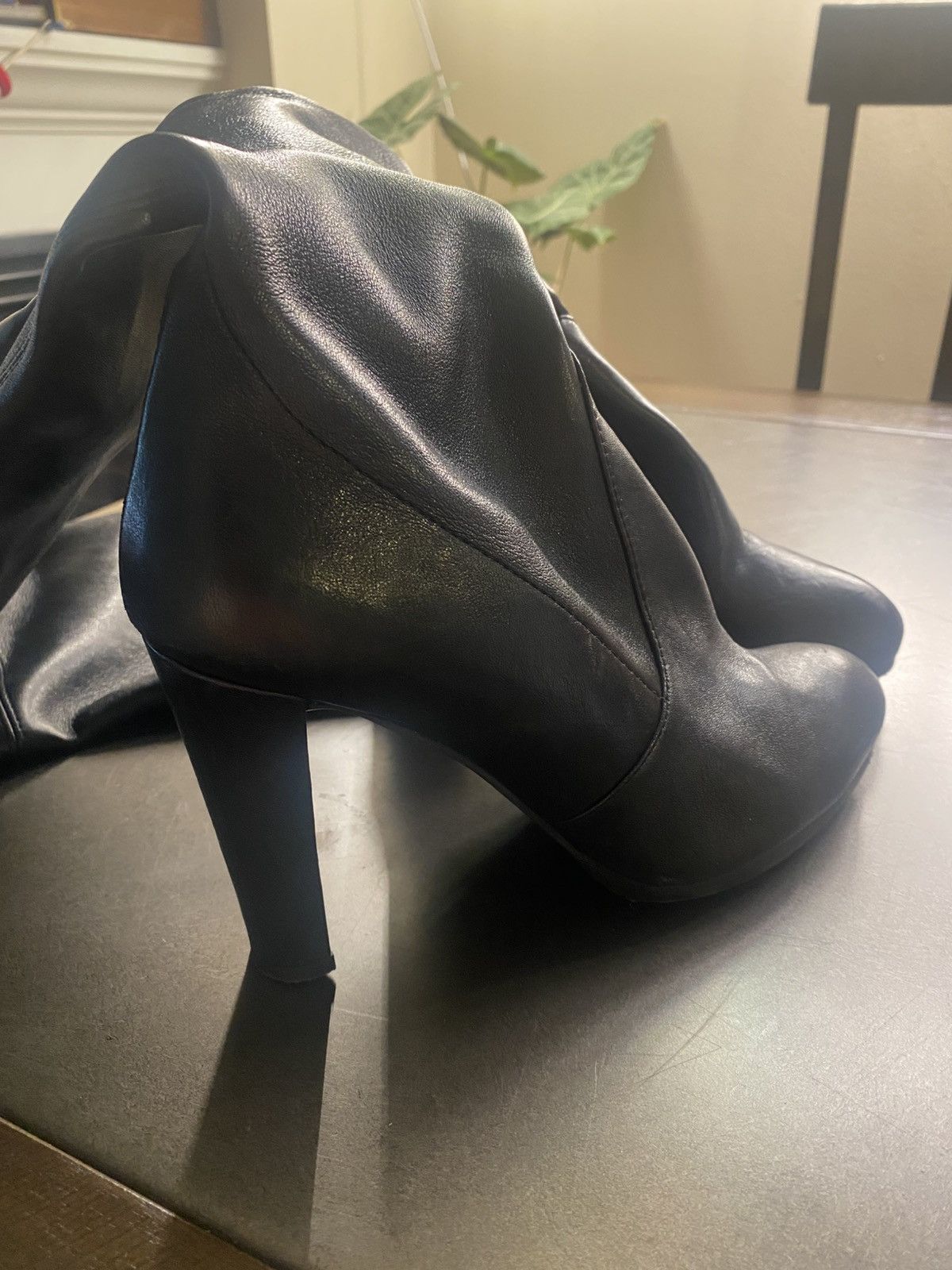 Stuart Weitzman 100mm Vidaland leather knee high boots Size US 7 / IT 37 - 4 Thumbnail
