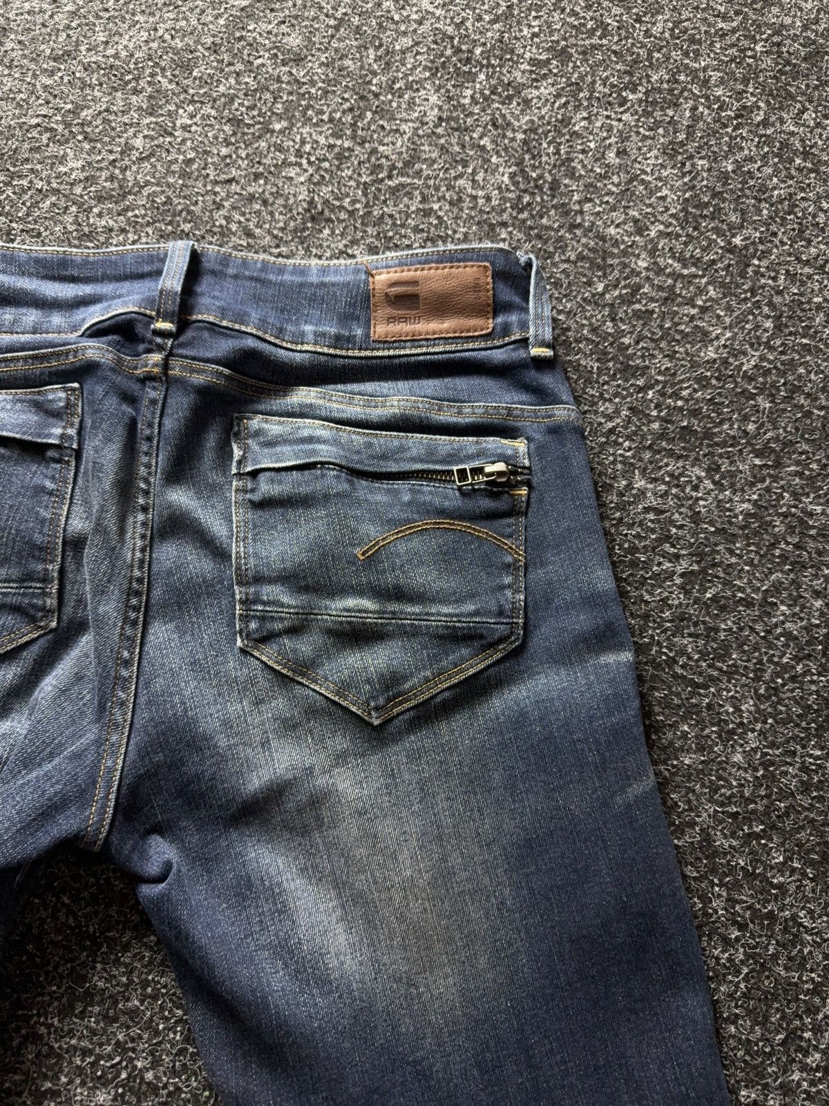 G-Star Y2K G-Star RAW Midge Cody Mid Skinny Jeans Distressed Wash Size 28" / US 6 / IT 42 - 18 Thumbnail