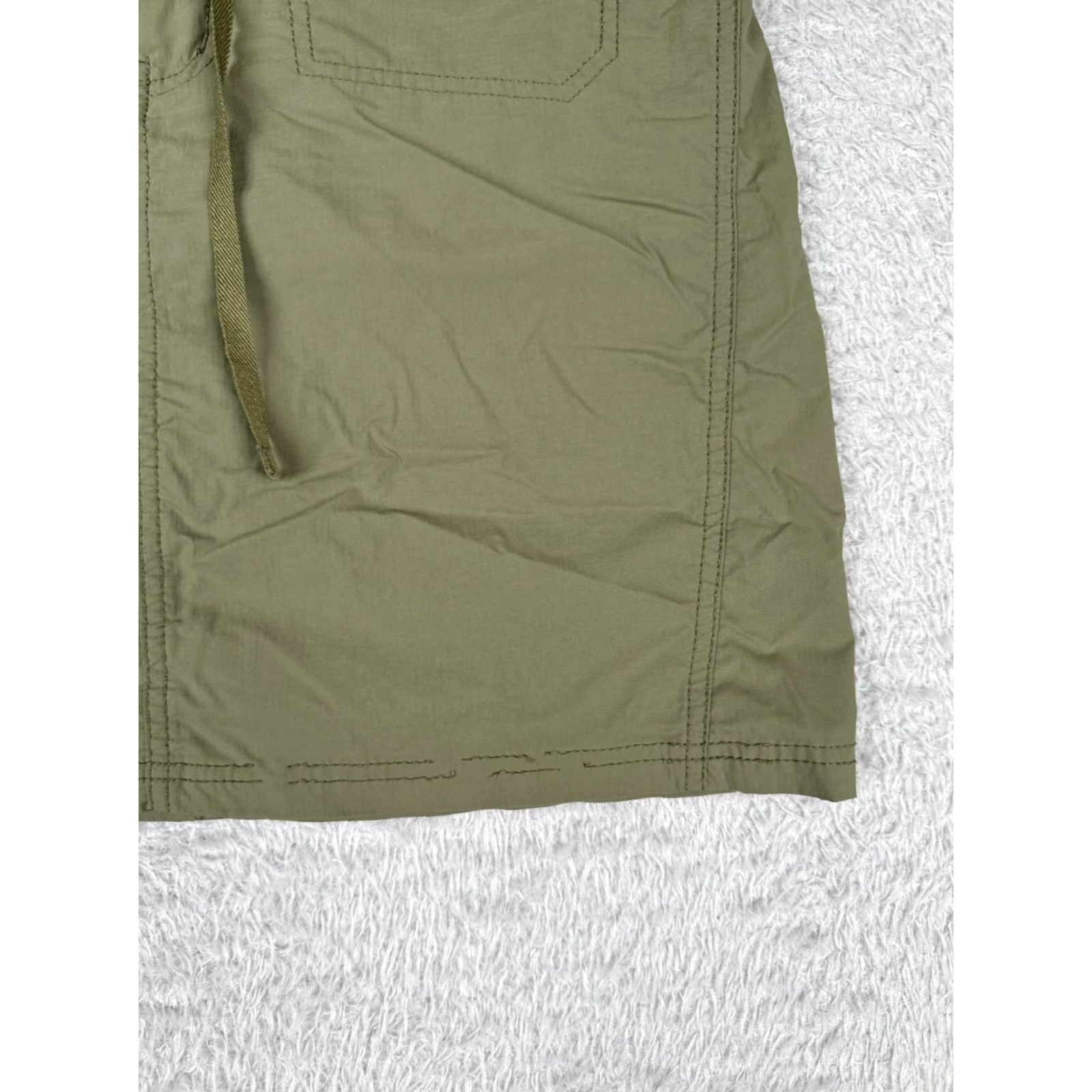 Vintage REI Women’s Cargo Skirt Size 6 Green Nylon Canvas Pockets Fall Spring Casual Size 28" / US 6 / IT 42 - 2 Thumbnail